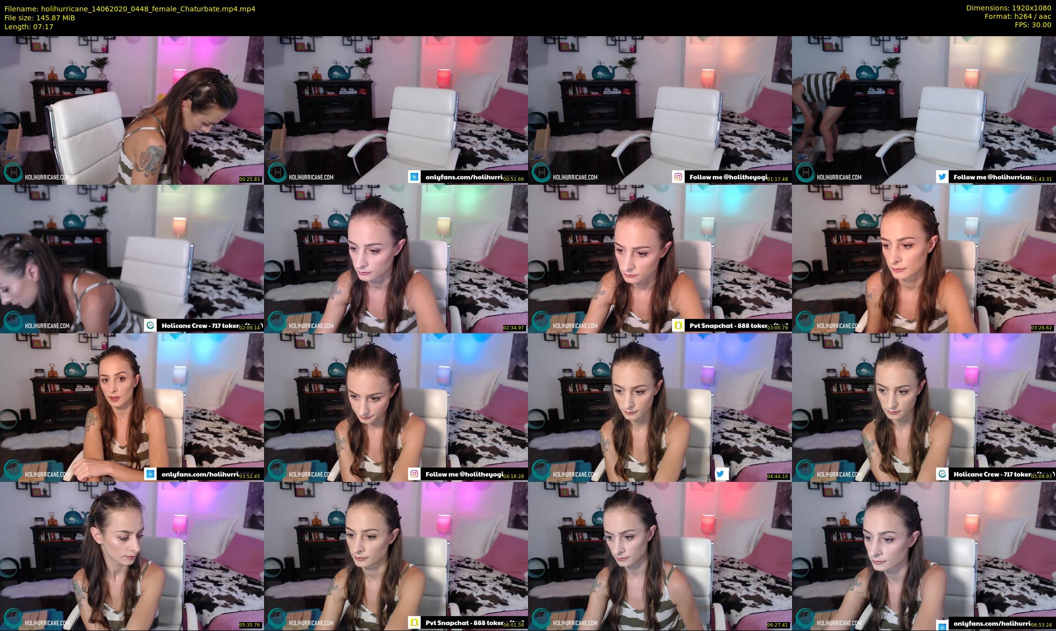 holihurricane — 8 minute Chaturbate female cam show recording, 1080p, Jun 14, 2020