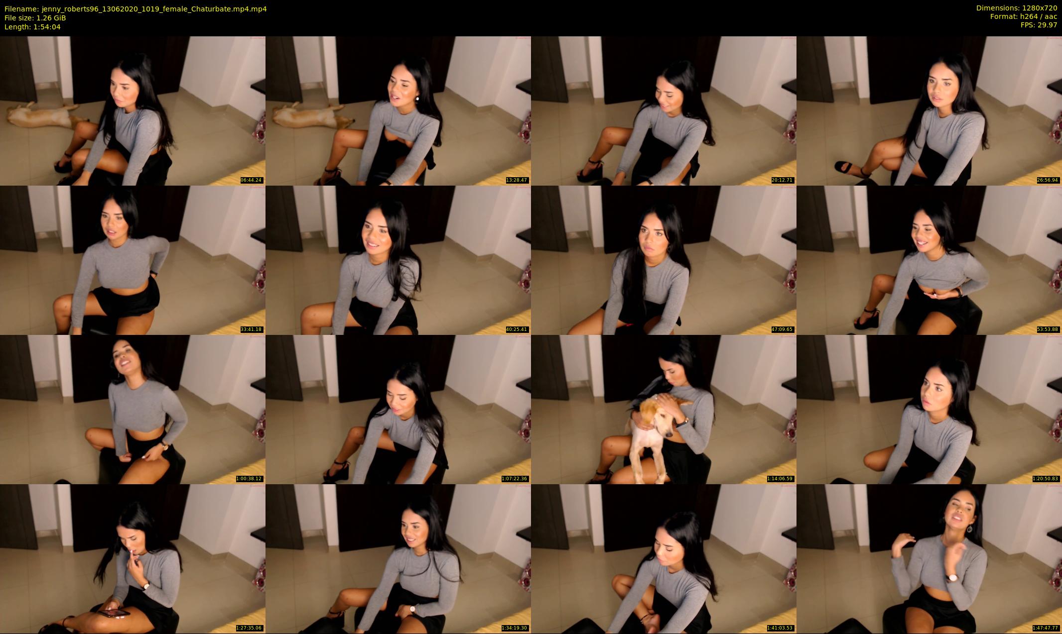 jenny_roberts96 — 115 minute Chaturbate female cam show recording, 720p, Jun 13, 2020