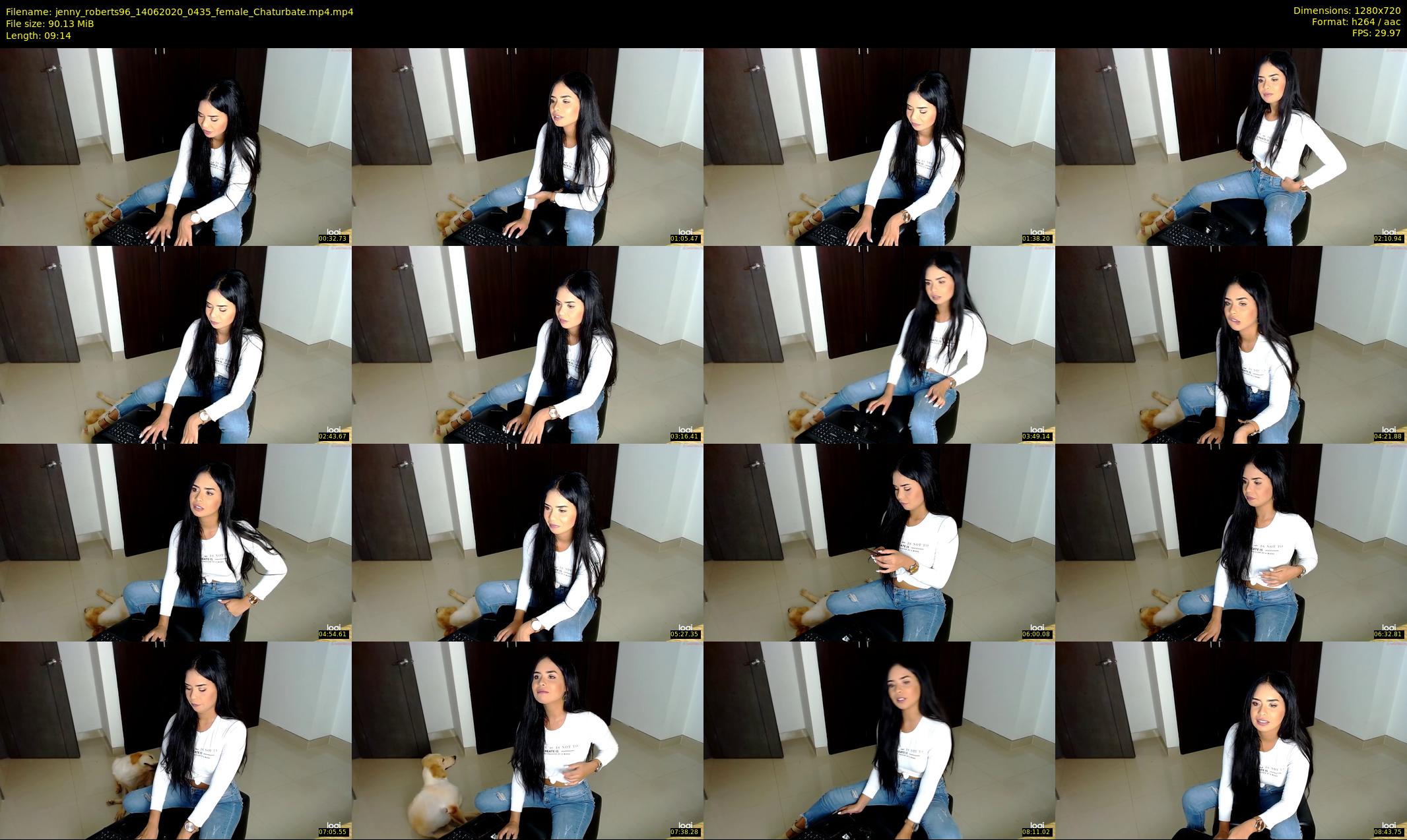 jenny_roberts96 — 10 minute Chaturbate female cam show recording, 720p, Jun 14, 2020