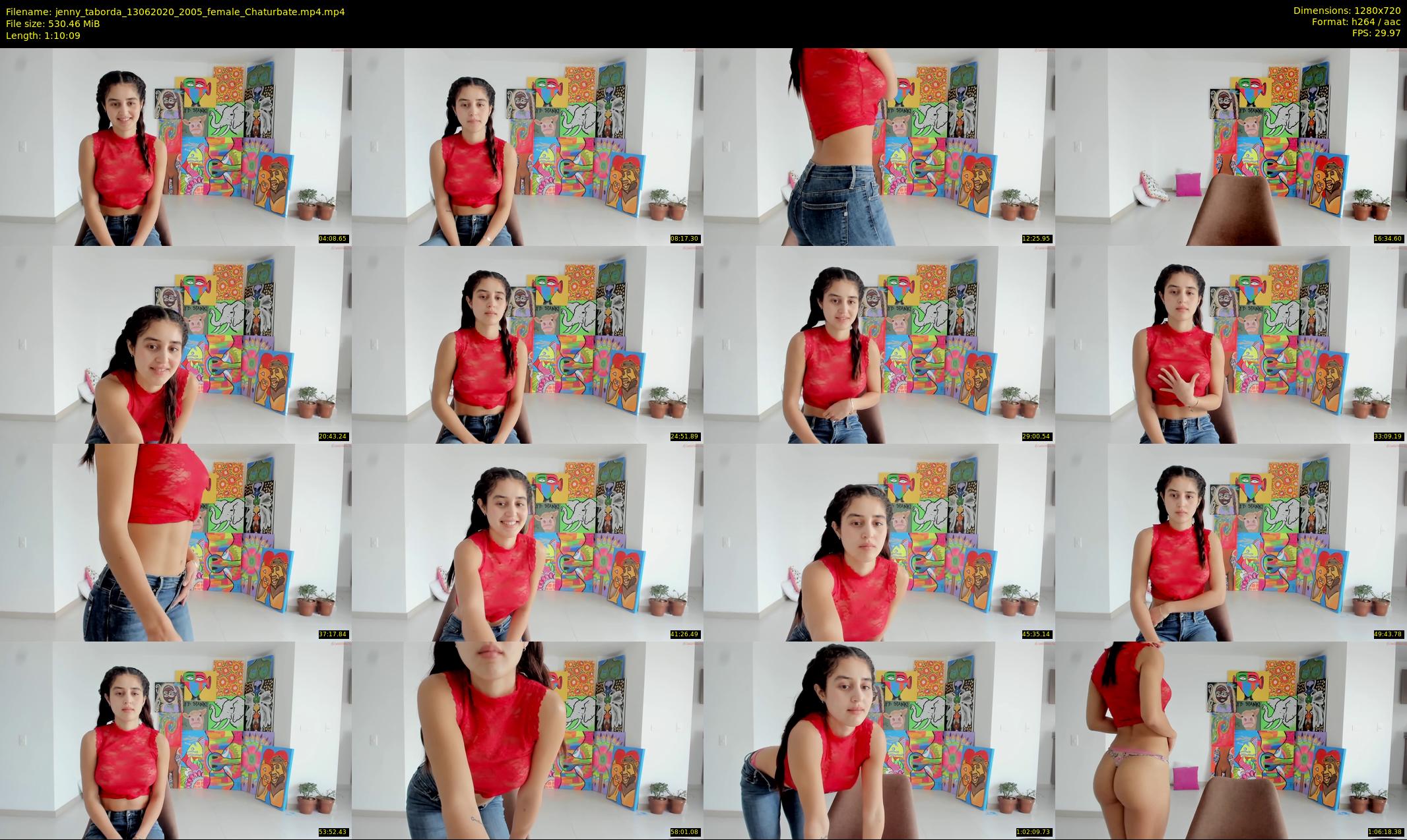jenny_taborda — 71 minute Chaturbate female cam show recording, 720p, Jun 13, 2020