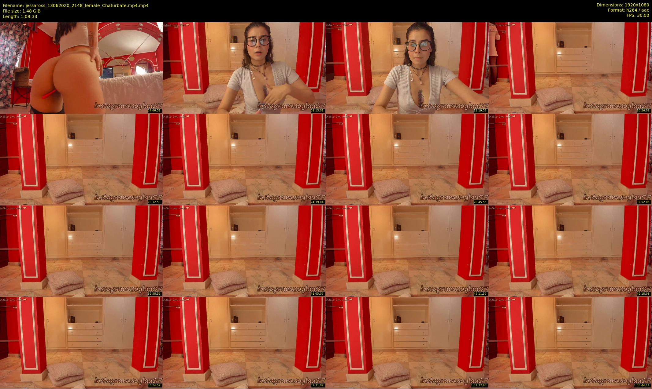 jessaross — 70 minute Chaturbate female cam show recording, 1080p, Jun 13, 2020