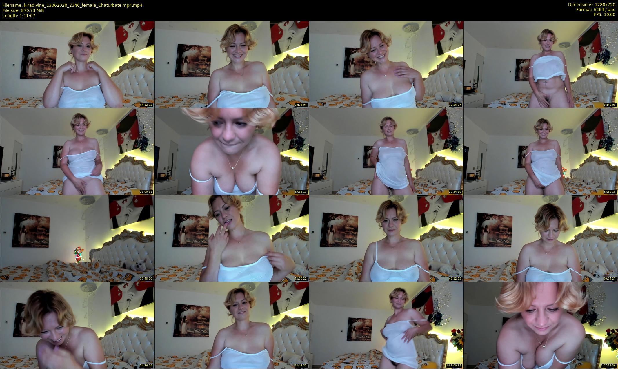 kiradivine — 72 minute Chaturbate female cam show recording, 720p, Jun 13, 2020