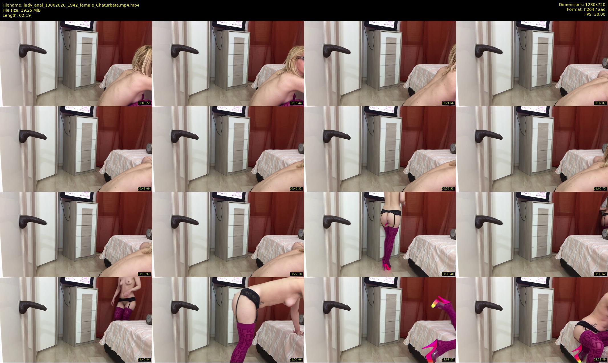 lady_anal — 3 minute Chaturbate female cam show recording, 720p, Jun 13, 2020