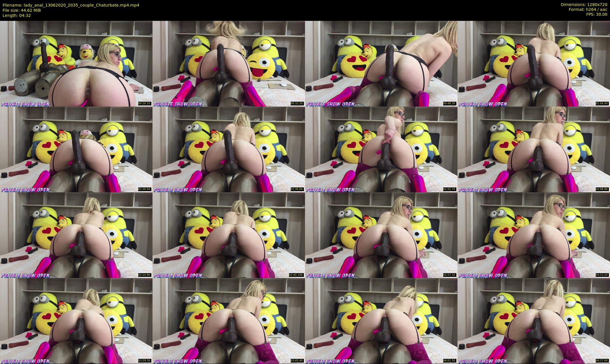 lady_anal — 5 minute Chaturbate female cam show recording, 720p, Jun 13, 2020