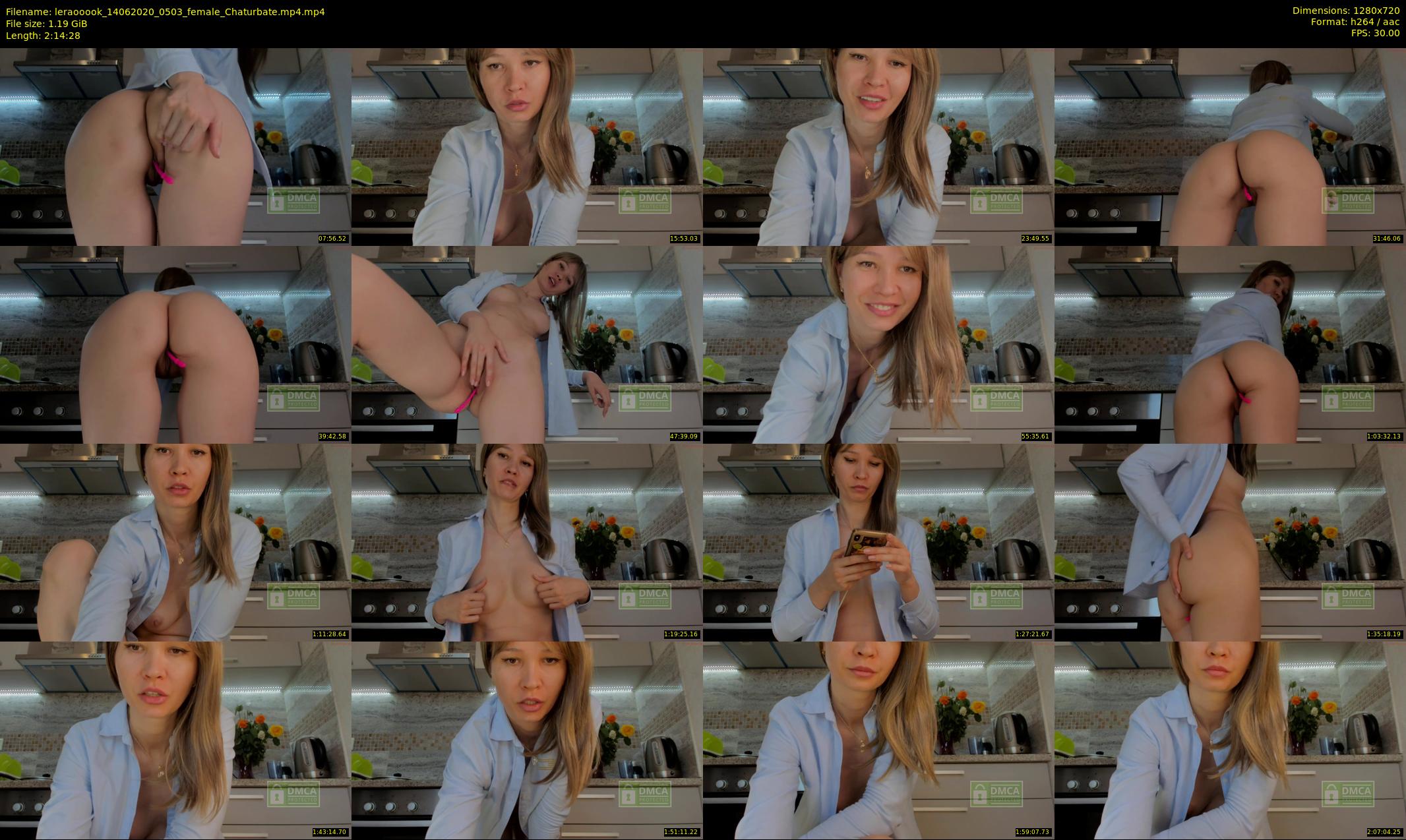 leraooook — 135 minute Chaturbate female cam show recording, 720p, Jun 14, 2020