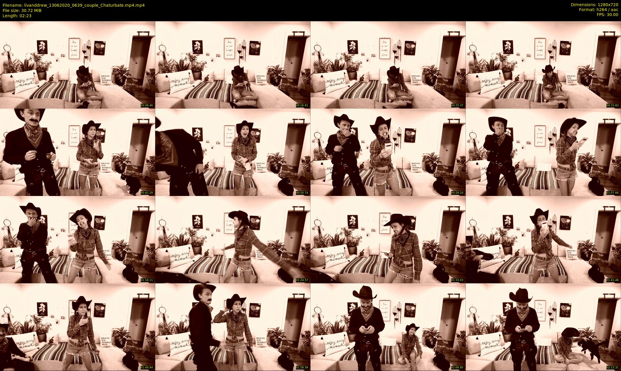 livanddrew — 3 minute Chaturbate couple cam show recording, 720p, Jun 13, 2020
