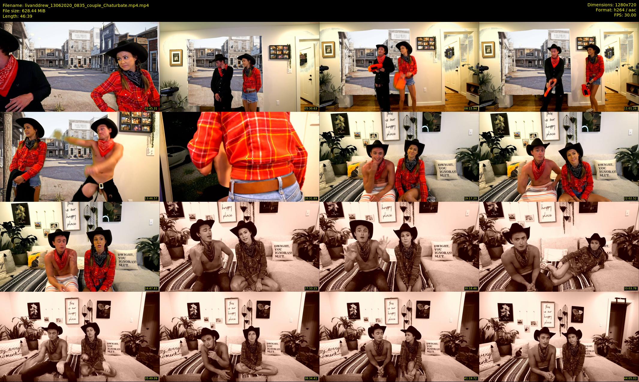 livanddrew — 47 minute Chaturbate couple cam show recording, 720p, Jun 13, 2020