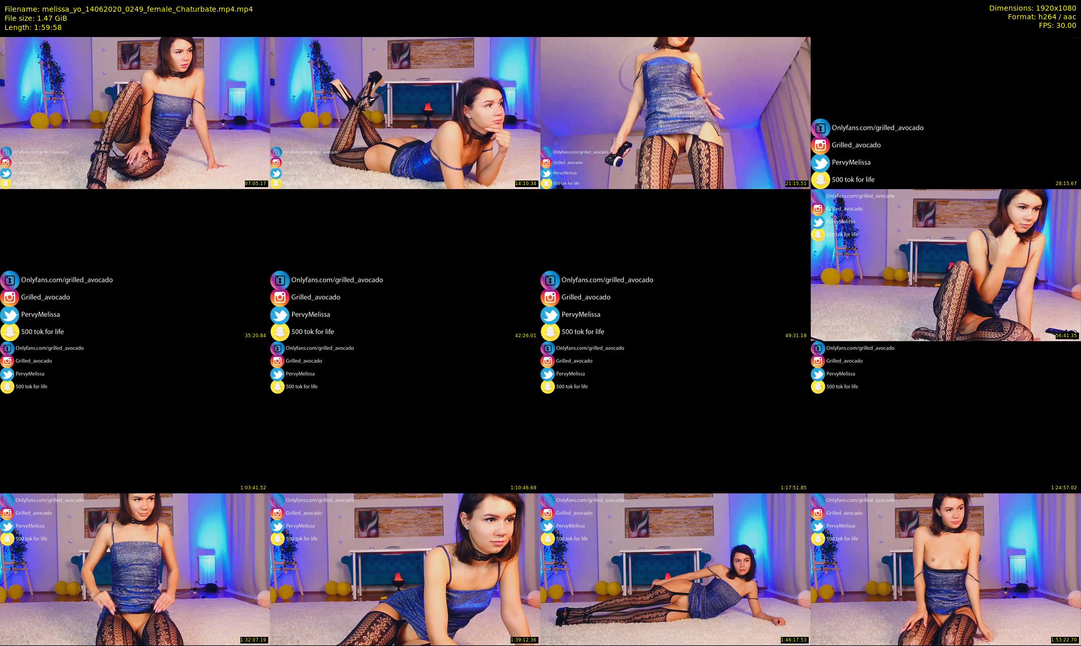 melissa_yo — 120 minute Chaturbate female cam show recording, 1080p, Jun 14, 2020