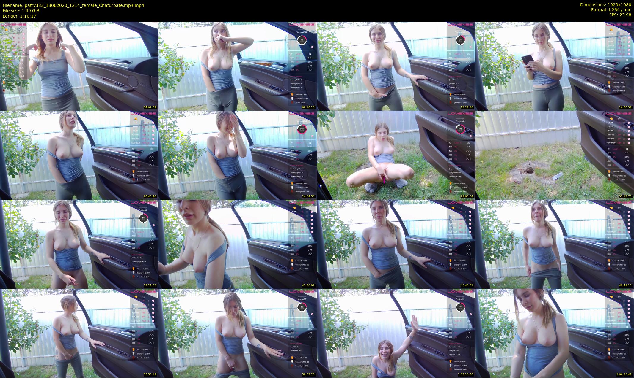patry333 — 71 minute Chaturbate female cam show recording, 1080p, Jun 13, 2020
