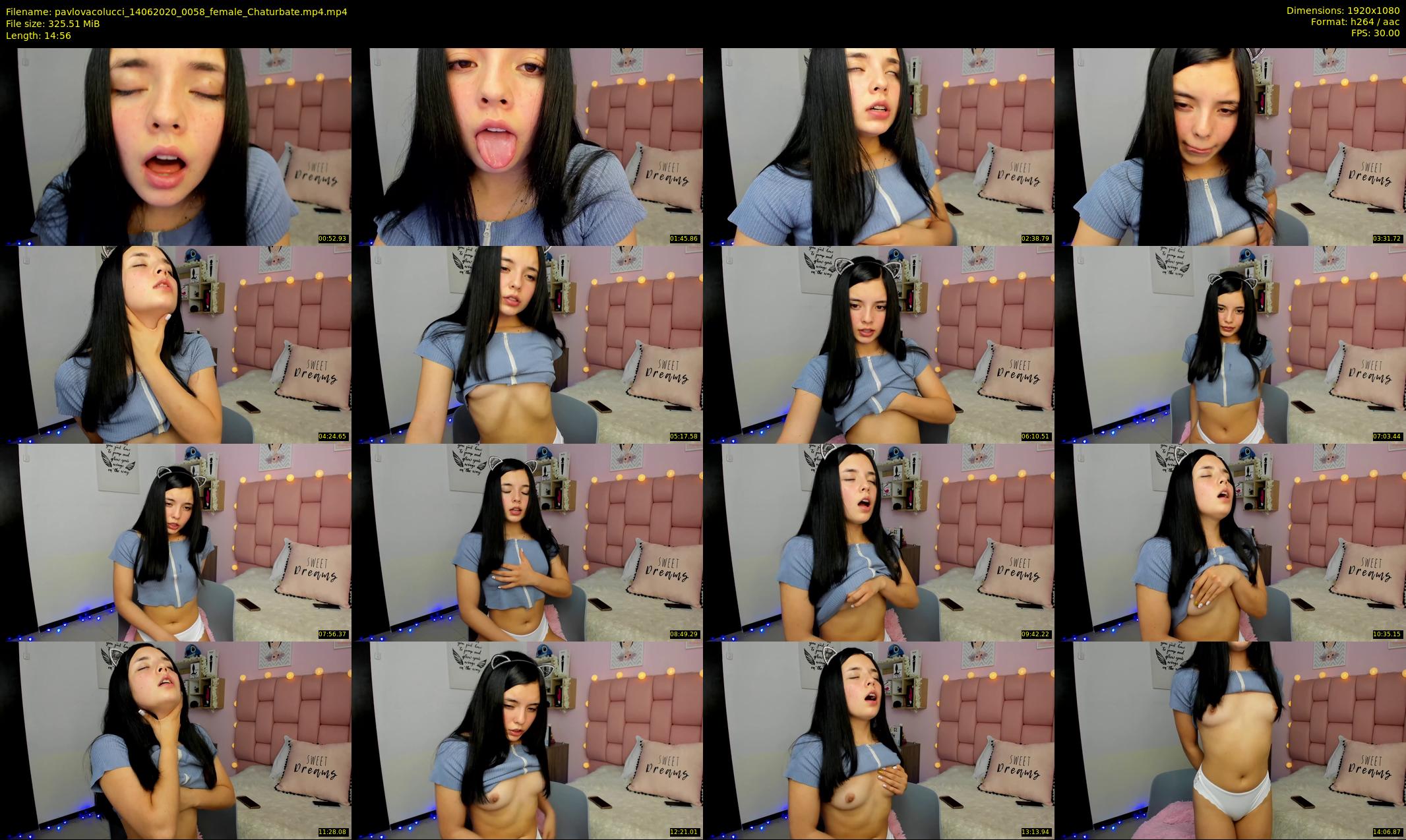 pavlovacolucci — 15 minute Chaturbate female cam show recording, 1080p, Jun 14, 2020