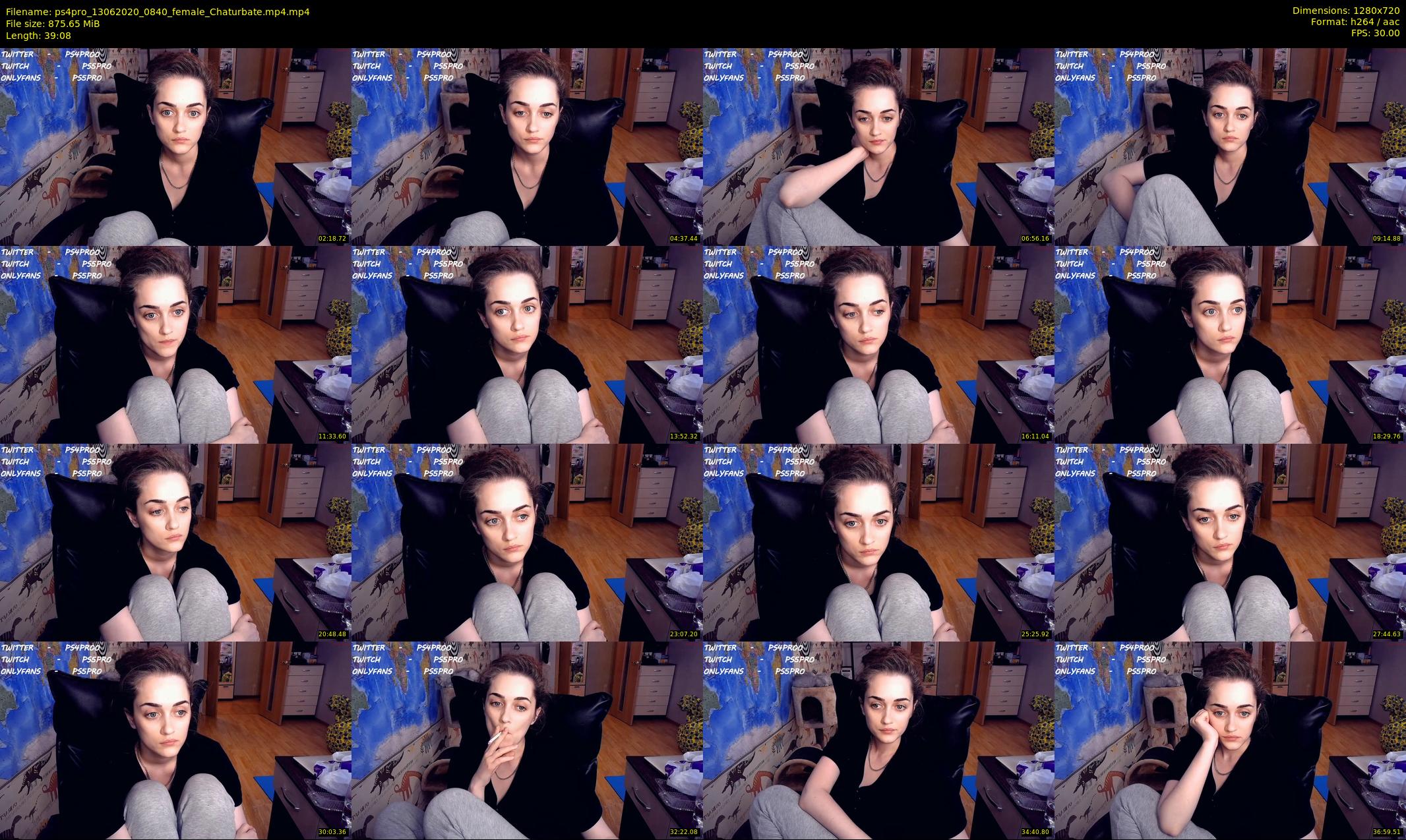 ps4pro — 40 minute Chaturbate female cam show recording, 720p, Jun 13, 2020