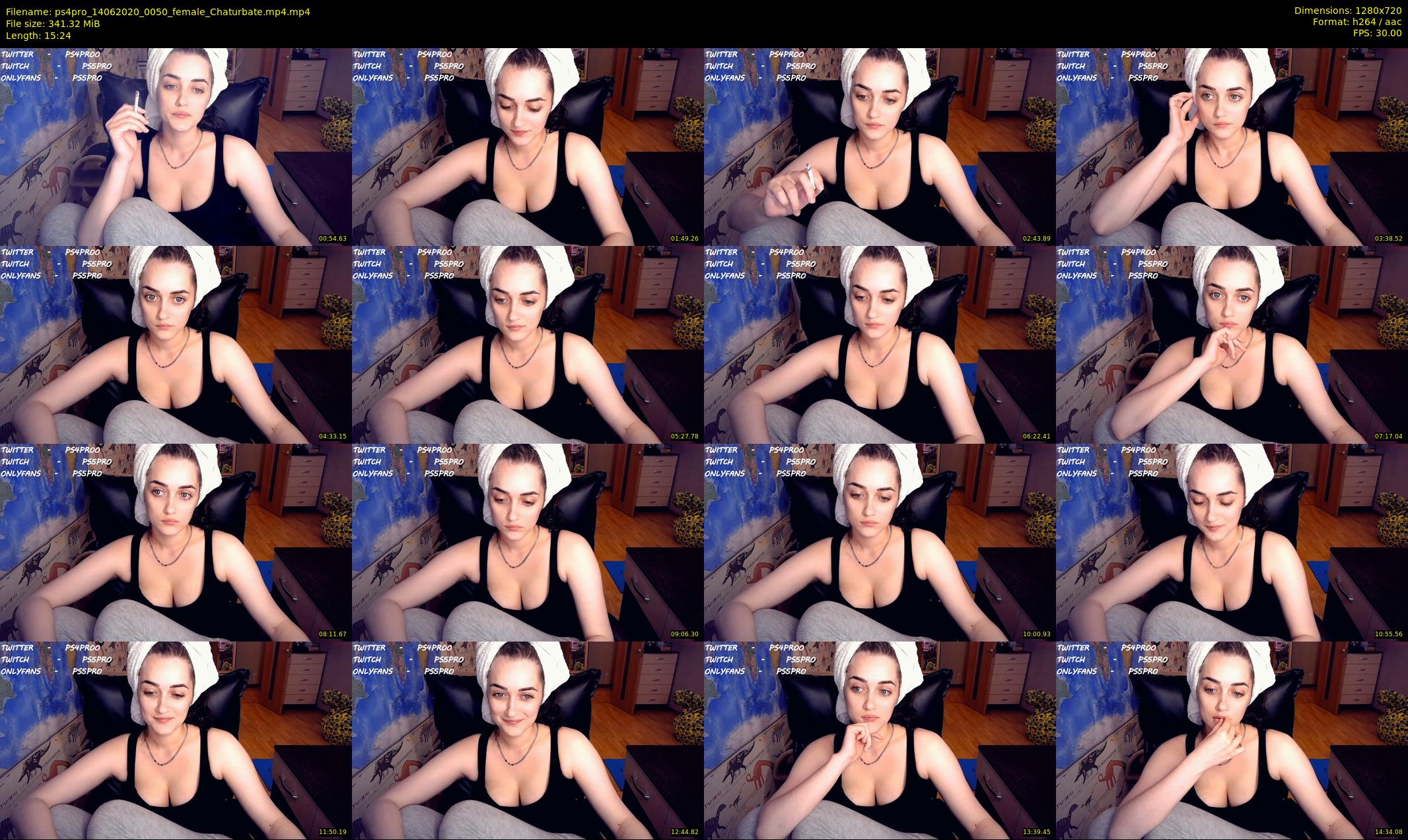 ps4pro — 16 minute Chaturbate female cam show recording, 720p, Jun 14, 2020