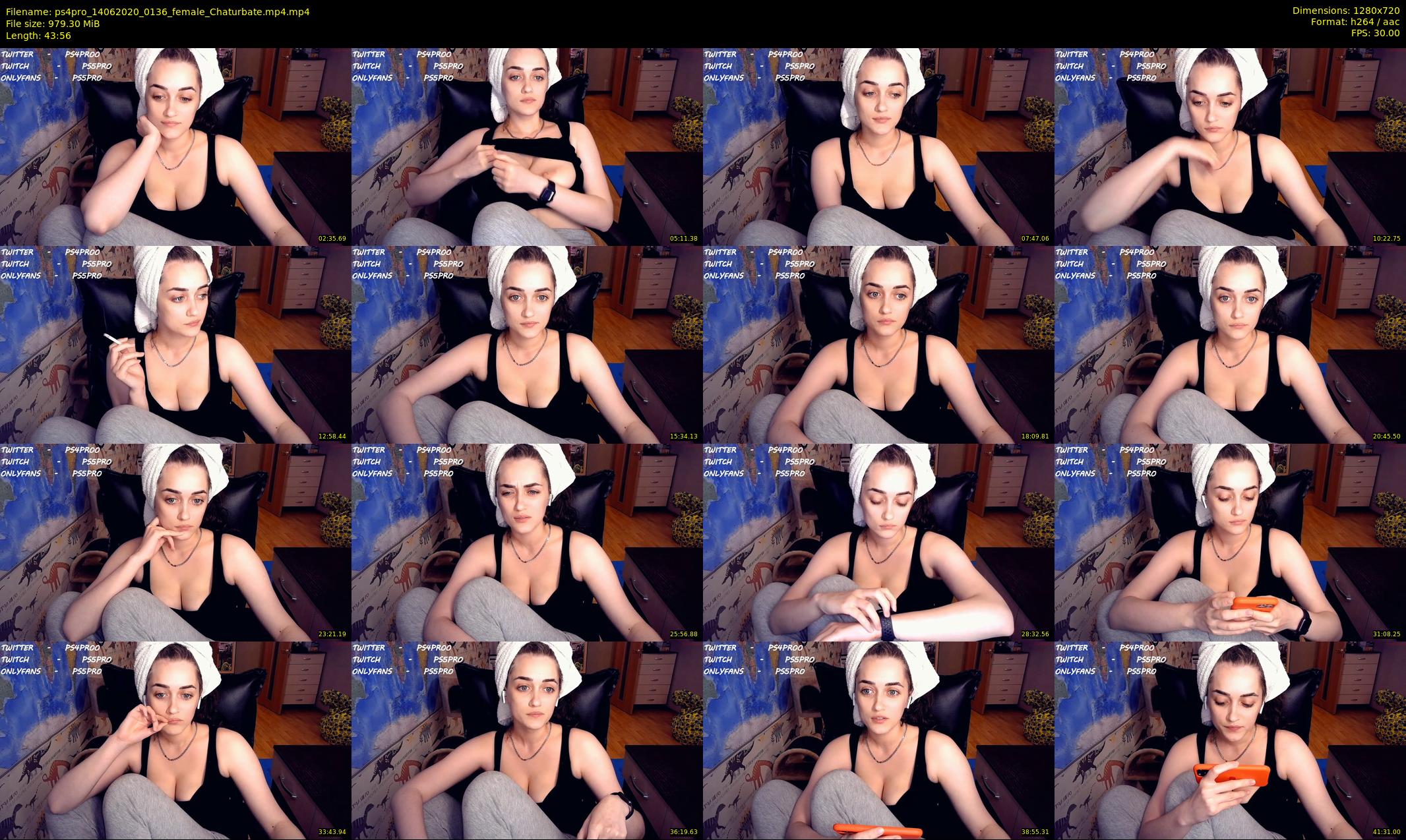 ps4pro — 44 minute Chaturbate female cam show recording, 720p, Jun 14, 2020