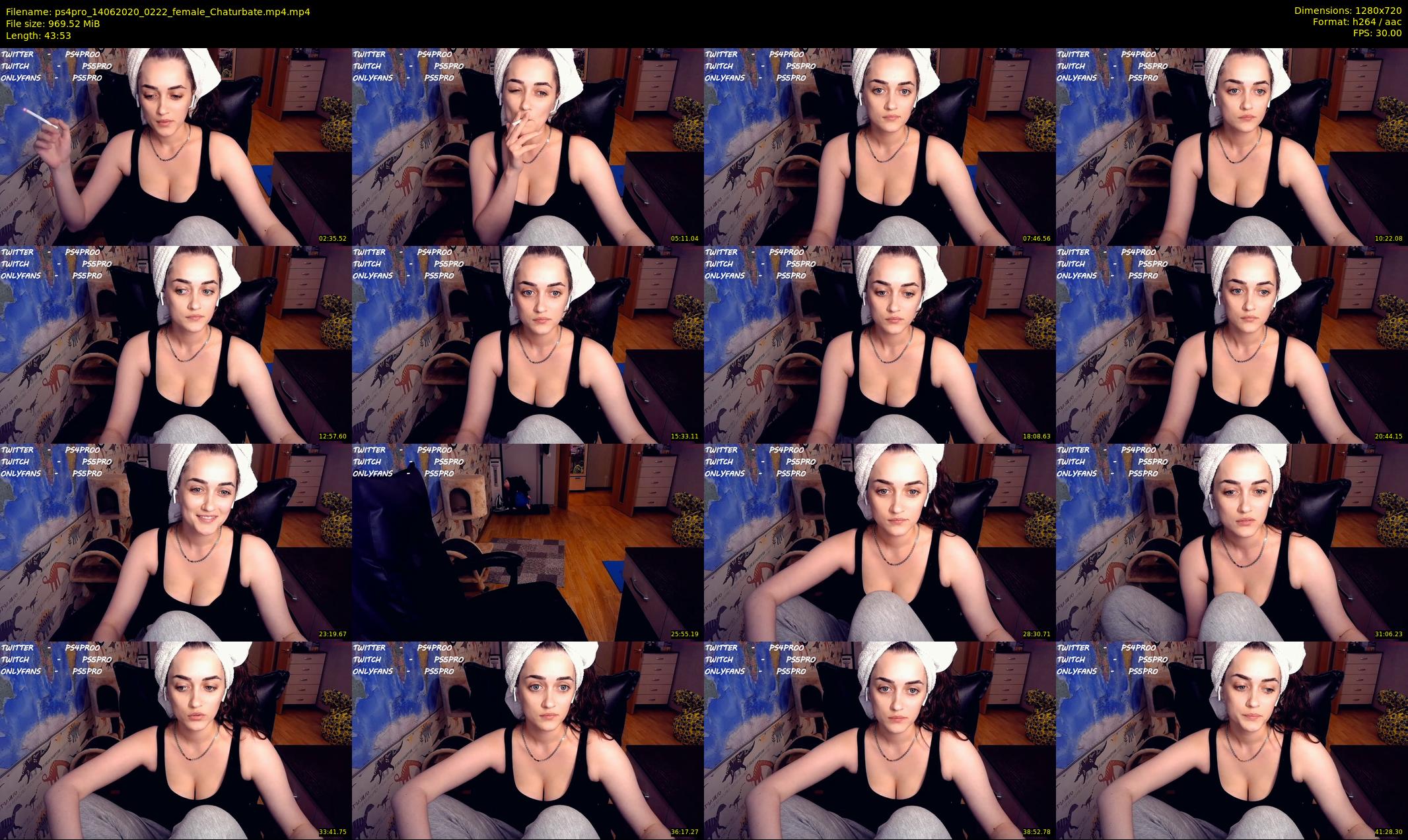 ps4pro — 44 minute Chaturbate female cam show recording, 720p, Jun 14, 2020