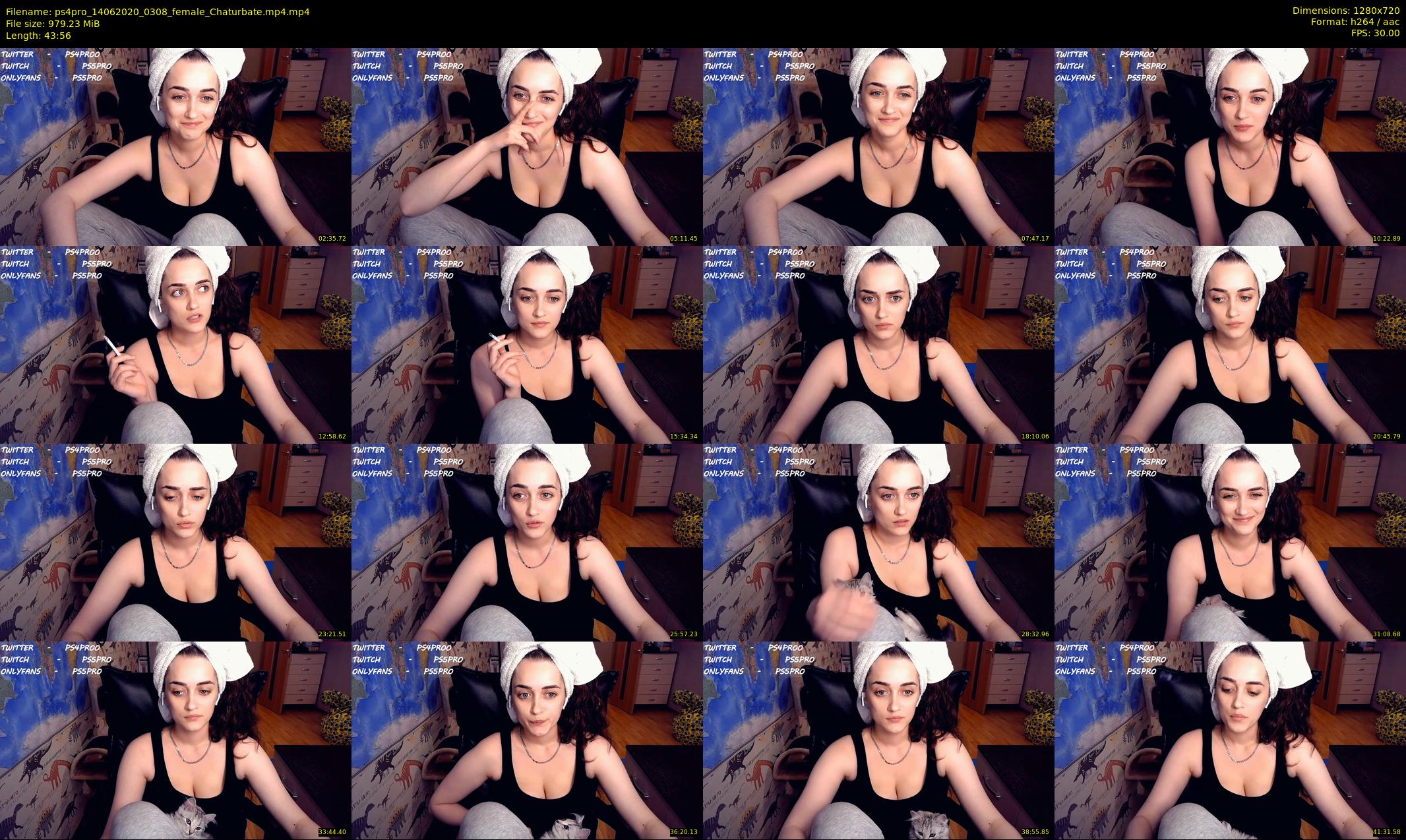 ps4pro — 44 minute Chaturbate female cam show recording, 720p, Jun 14, 2020