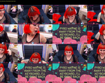 pyrowayne — 53 minute Chaturbate female cam show recording, 720p, Jun 14, 2020