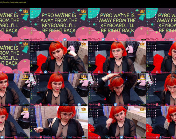 pyrowayne — 61 minute Chaturbate female cam show recording, 720p, Jun 14, 2020