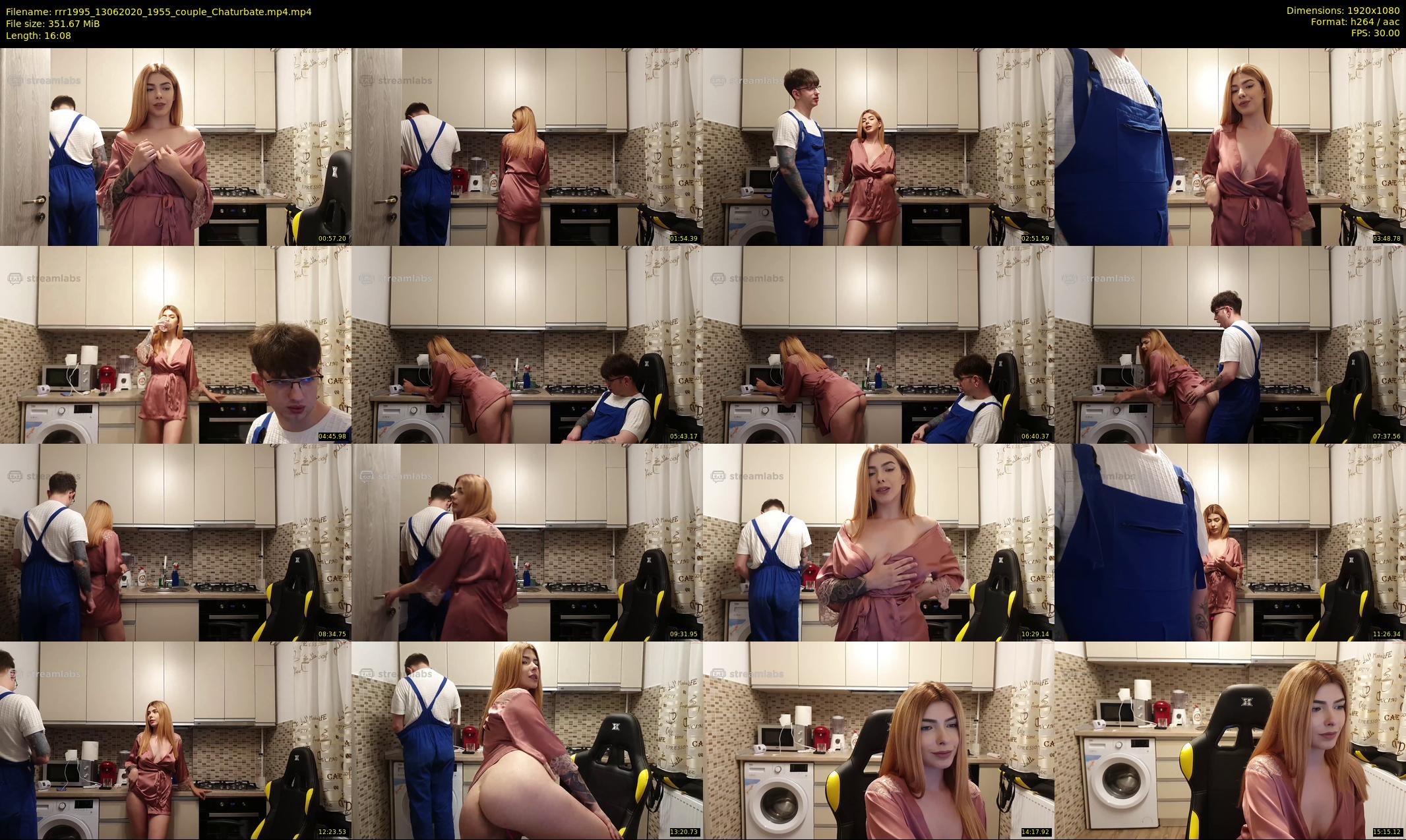 rrr1995 — 17 minute Chaturbate couple cam show recording, 1080p, Jun 13, 2020