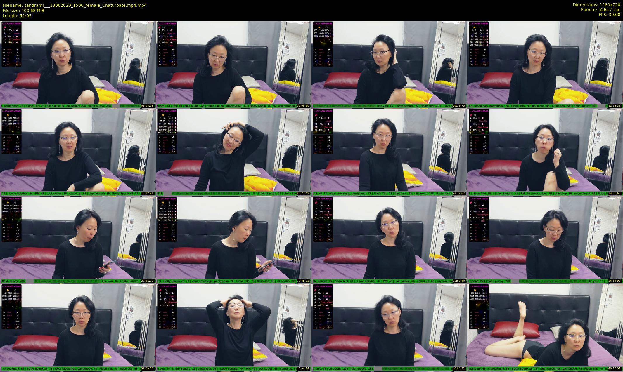 sandrami__ — 53 minute Chaturbate female cam show recording, 720p, Jun 13, 2020