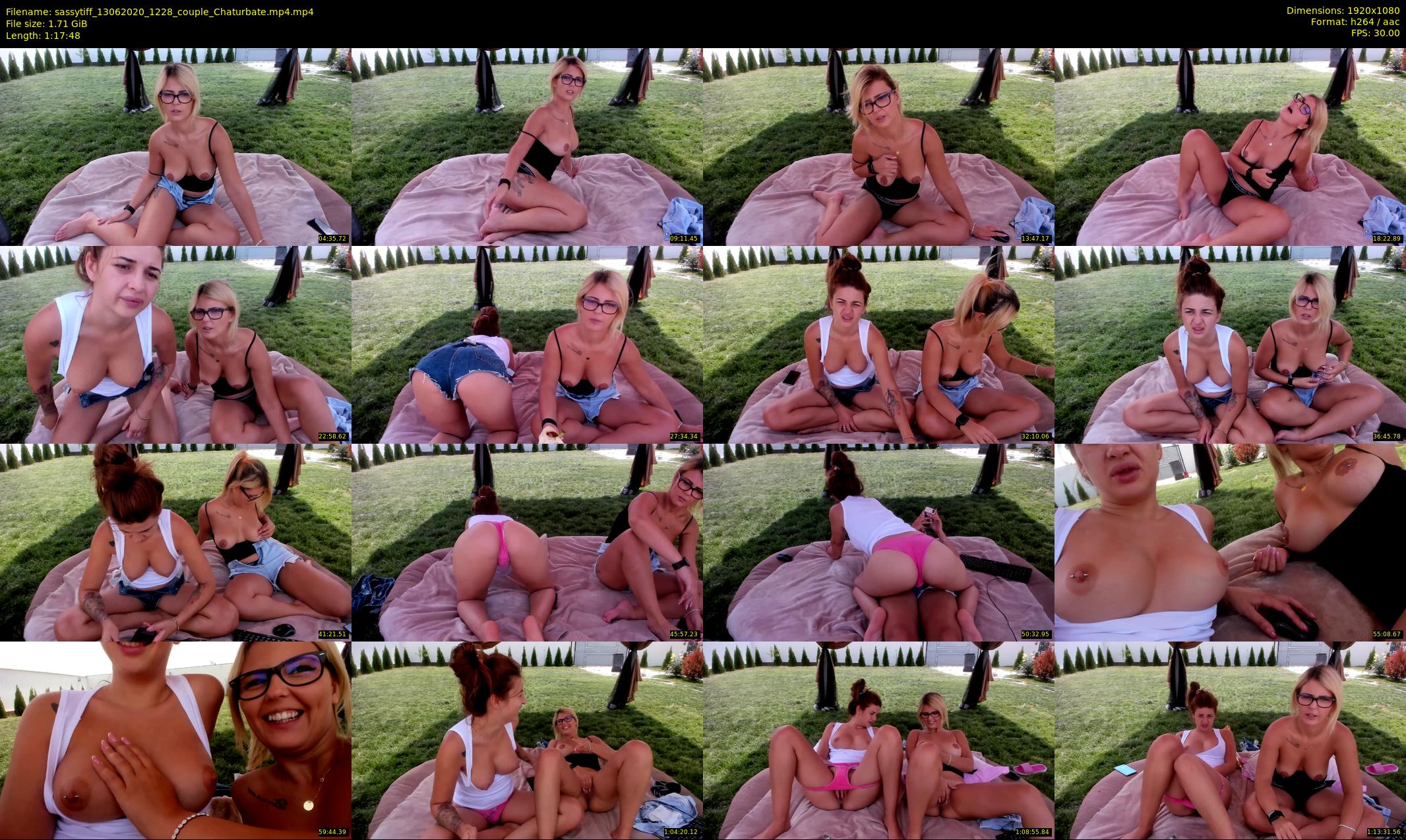 sassytiff — 78 minute Chaturbate couple cam show recording, 1080p, Jun 13, 2020