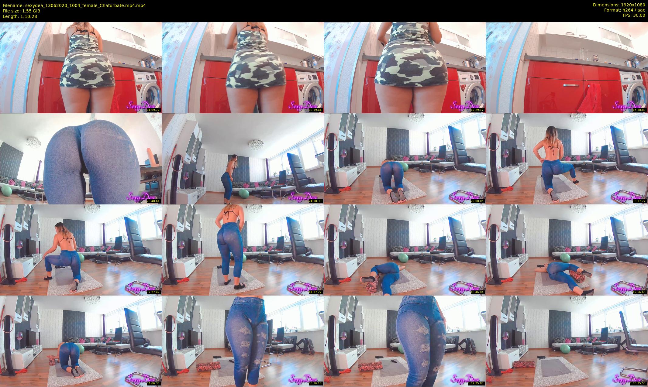sexydea — 71 minute Chaturbate female cam show recording, 1080p, Jun 13, 2020