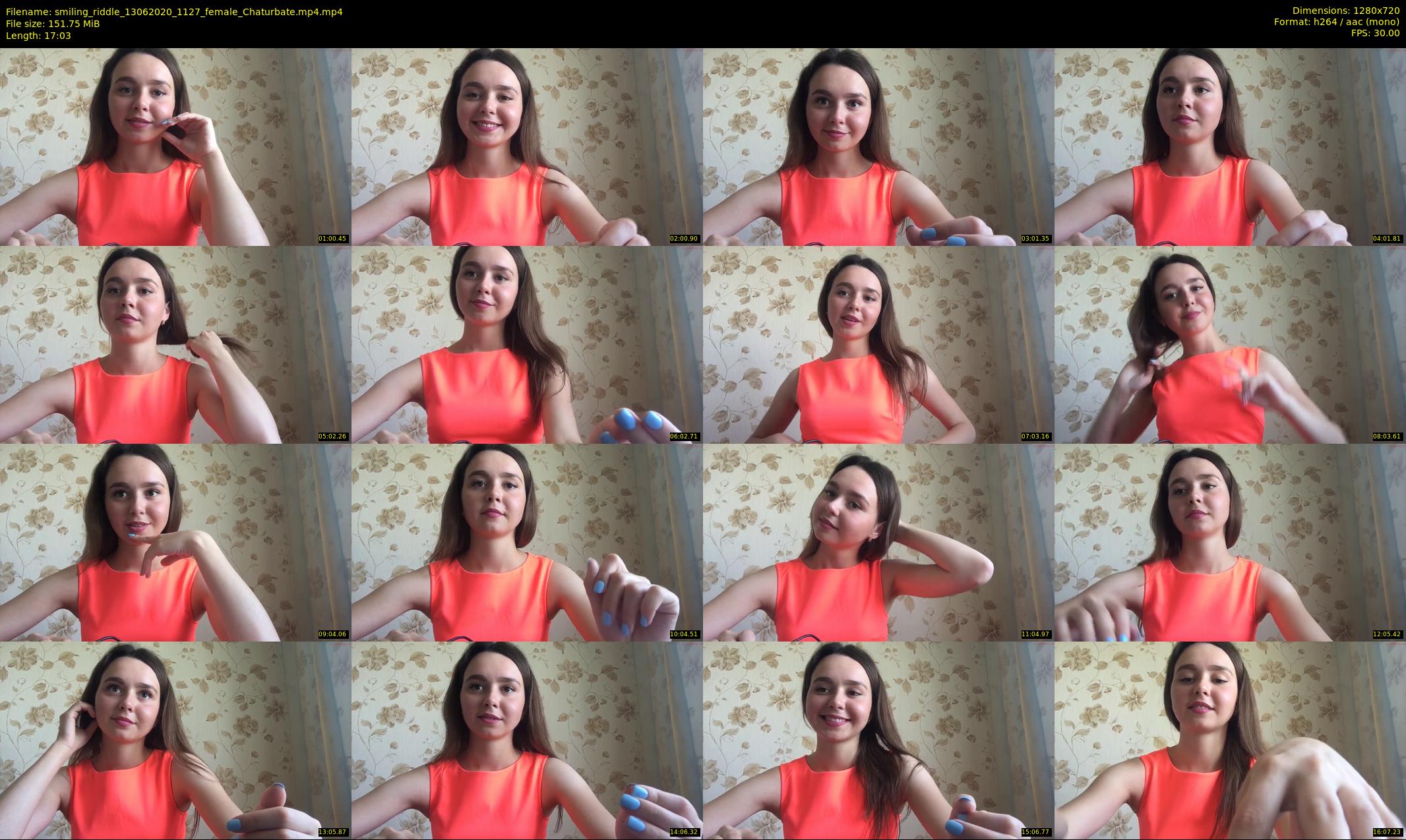 smiling_riddle — 18 minute Chaturbate female cam show recording, 720p, Jun 13, 2020
