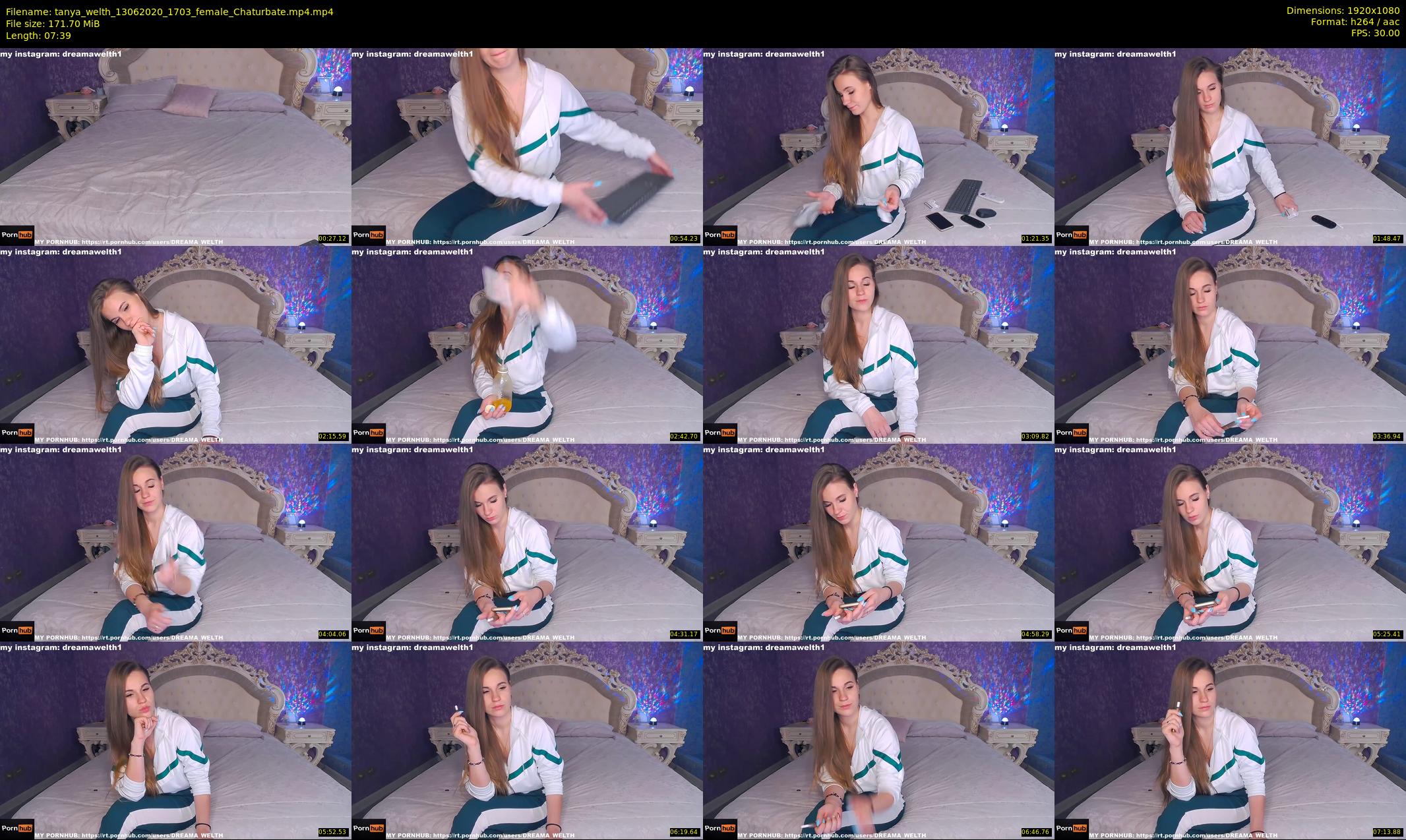 tanya_welth — 8 minute Chaturbate female cam show recording, 1080p, Jun 13, 2020