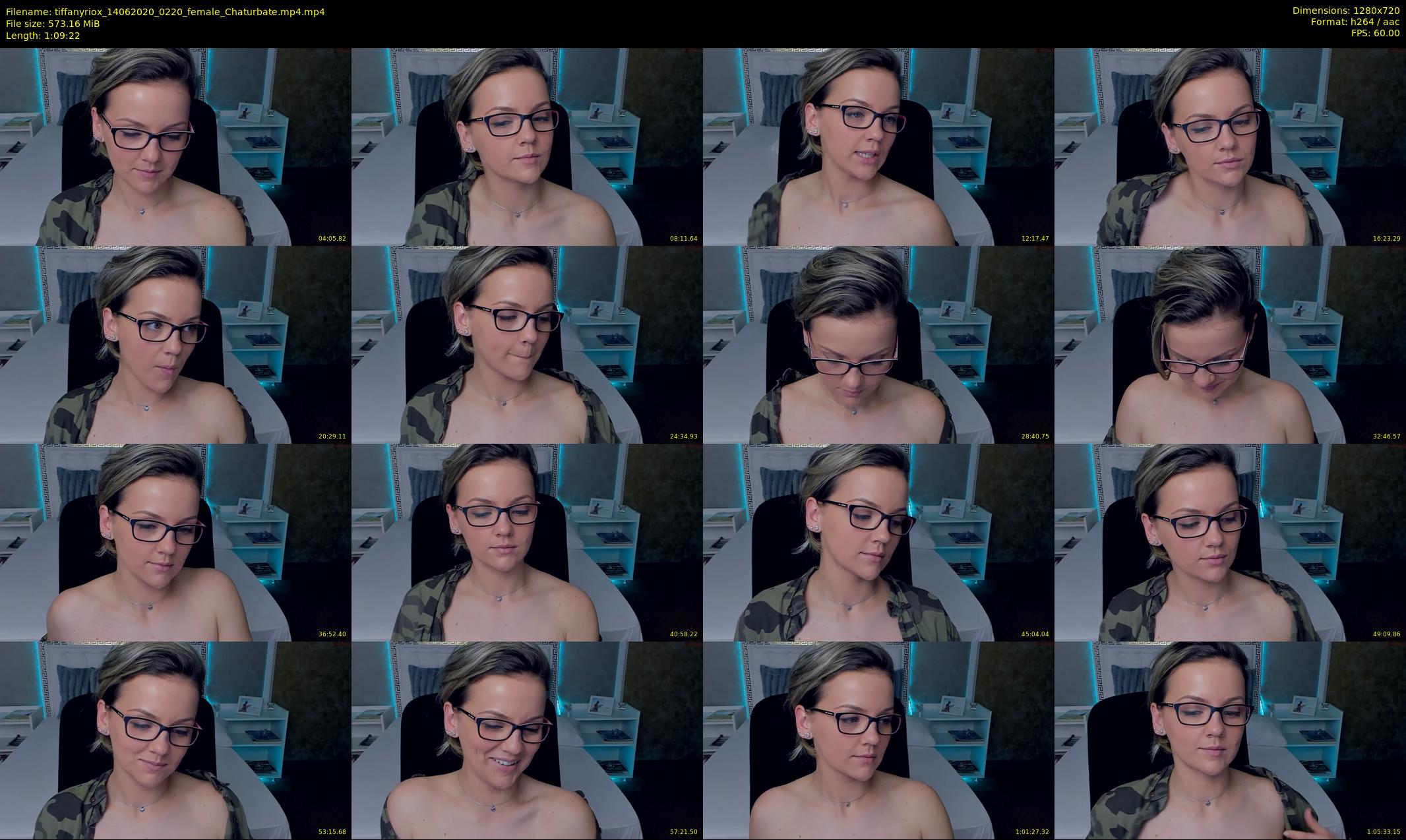 tiffanyriox — 70 minute Chaturbate female cam show recording, 720p, Jun 14, 2020