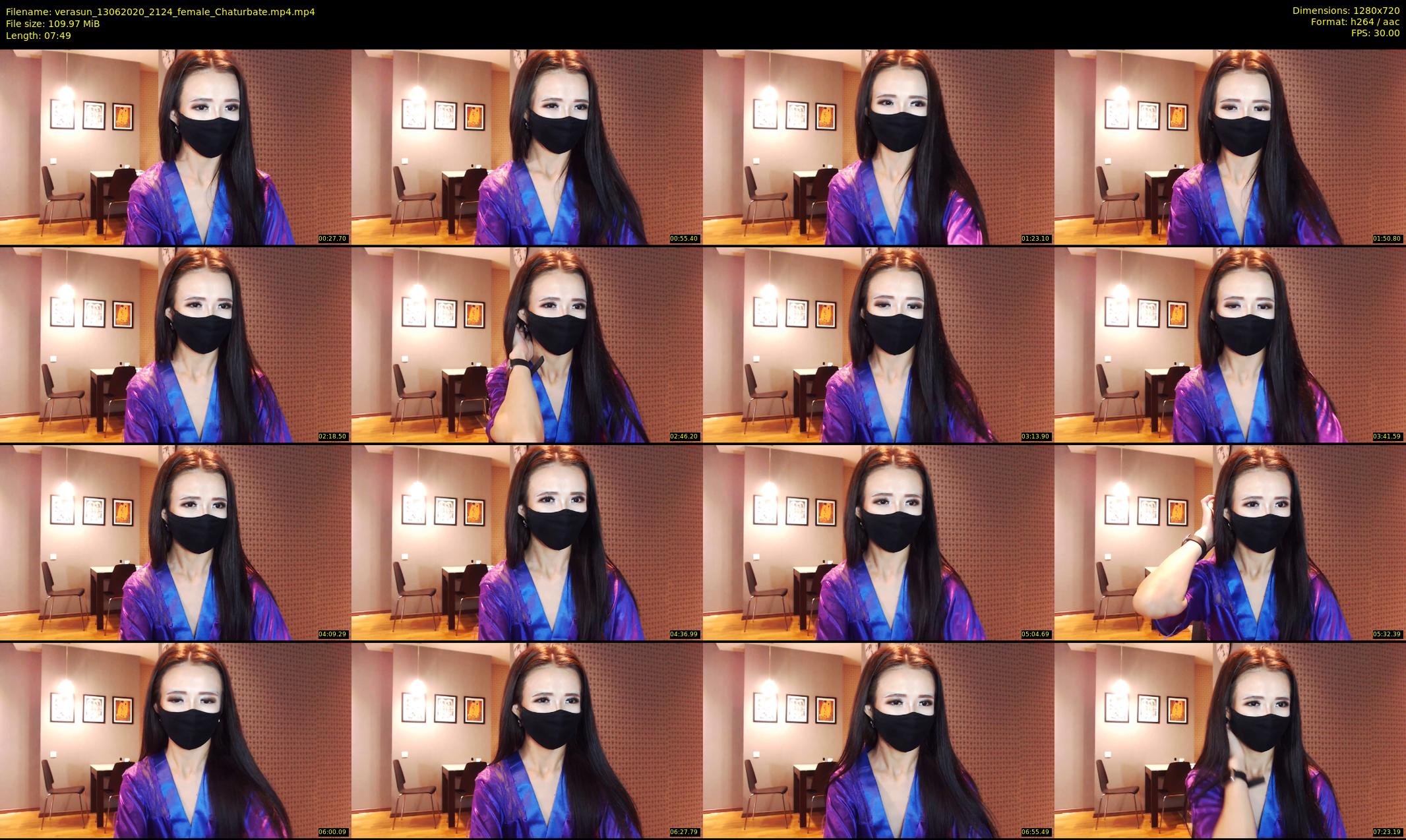 verasun — 8 minute Chaturbate female cam show recording, 720p, Jun 13, 2020