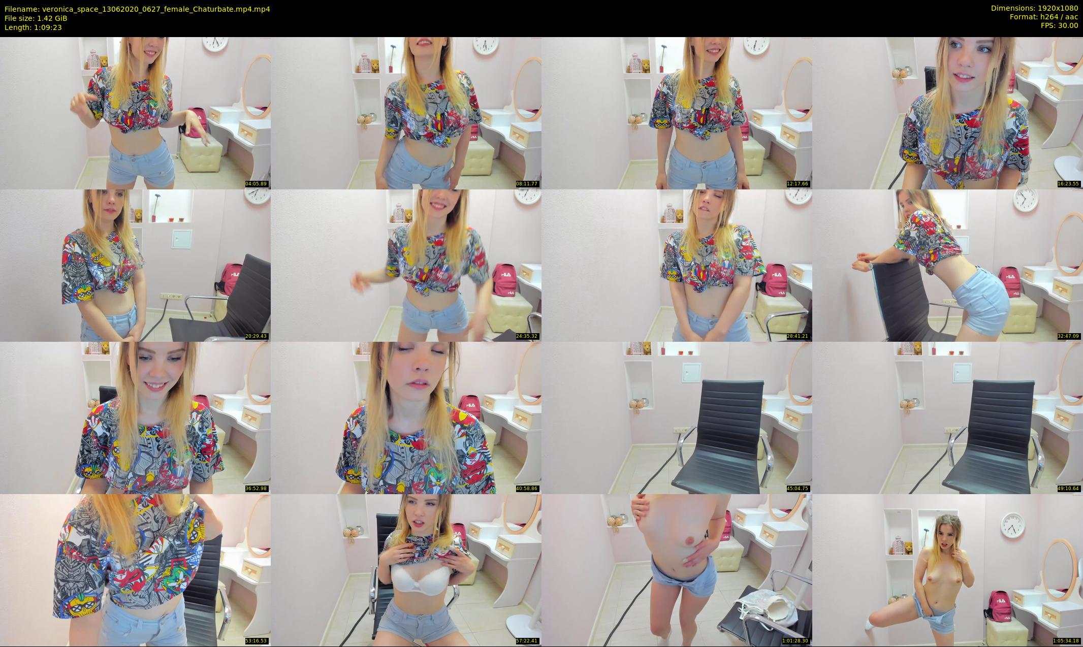 veronica_space — 70 minute Chaturbate female cam show recording, 1080p, Jun 13, 2020