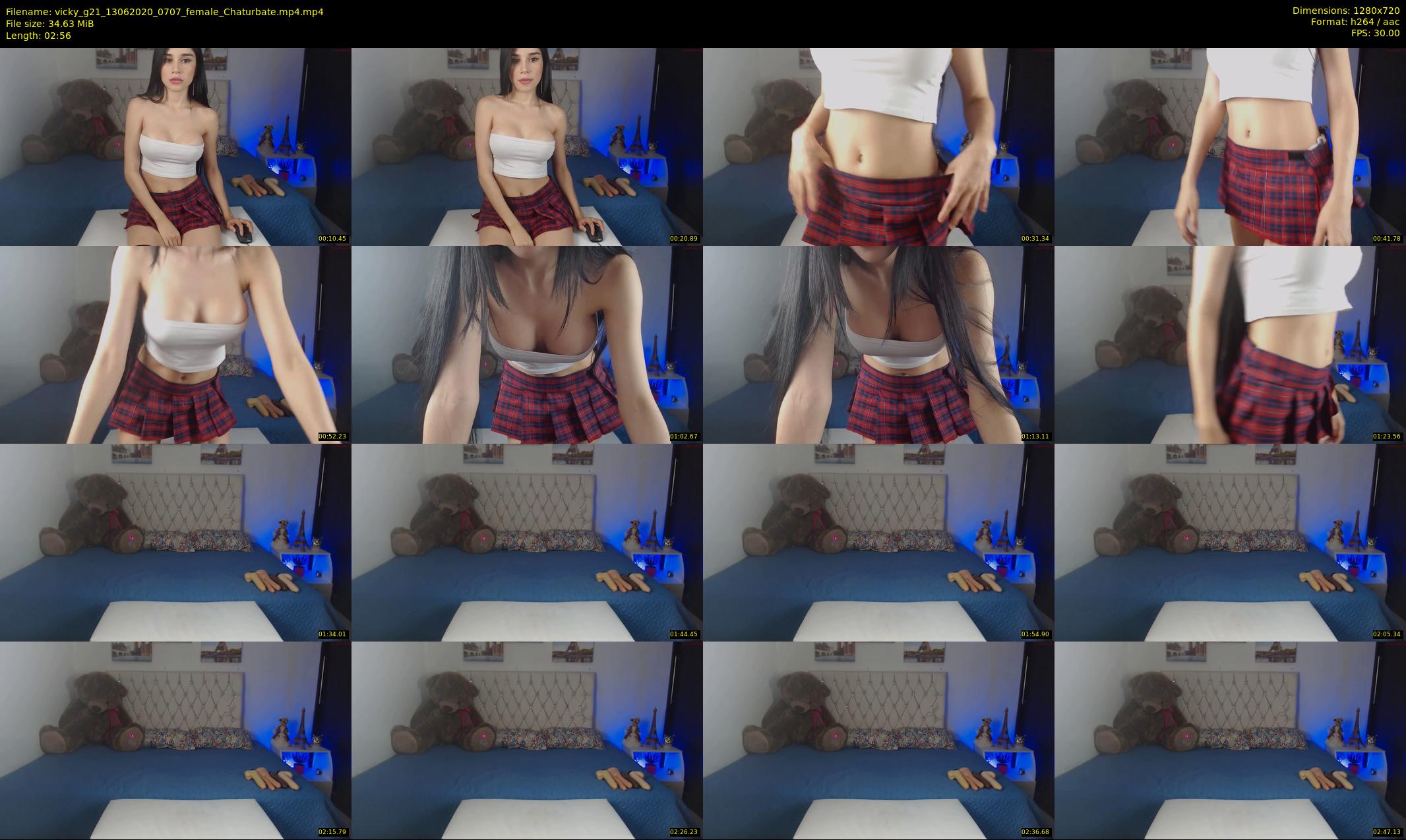 vicky_g21 — 3 minute Chaturbate female cam show recording, 720p, Jun 13, 2020