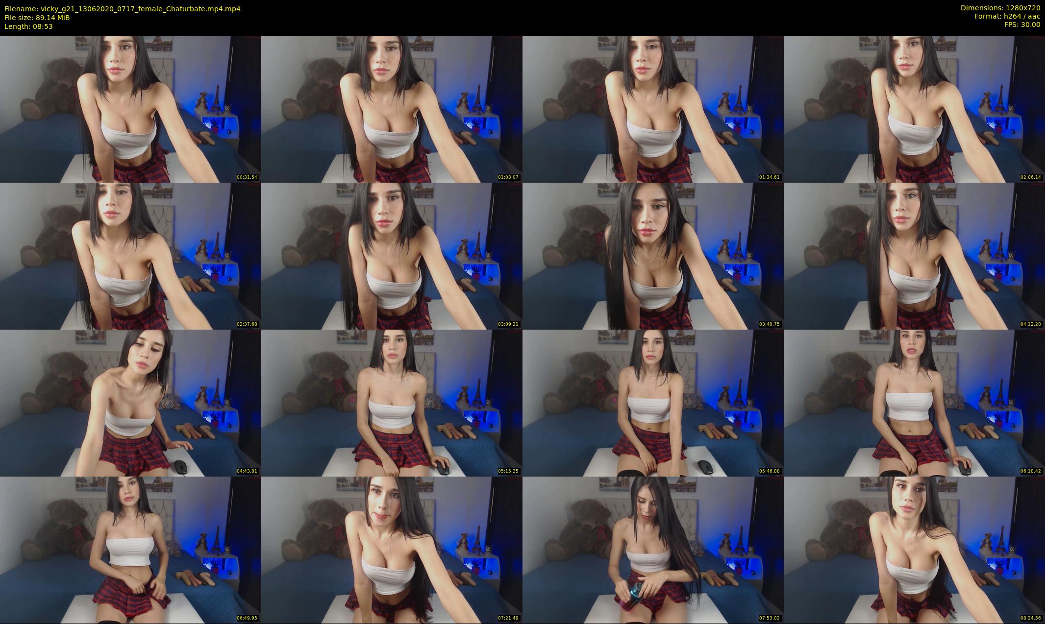 vicky_g21 — 9 minute Chaturbate female cam show recording, 720p, Jun 13, 2020