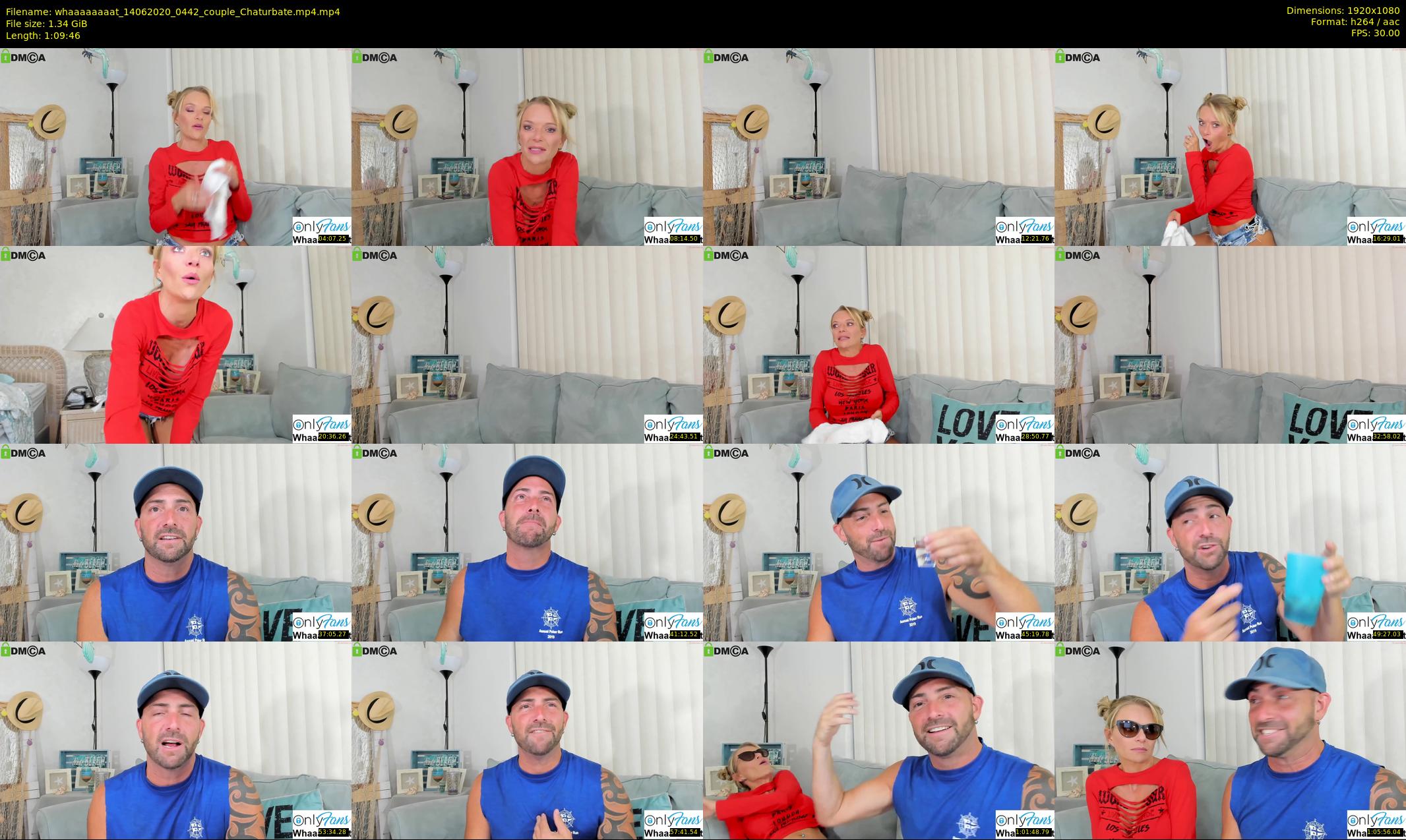 whaaaaaaaat — 70 minute Chaturbate couple cam show recording, 1080p, Jun 14, 2020
