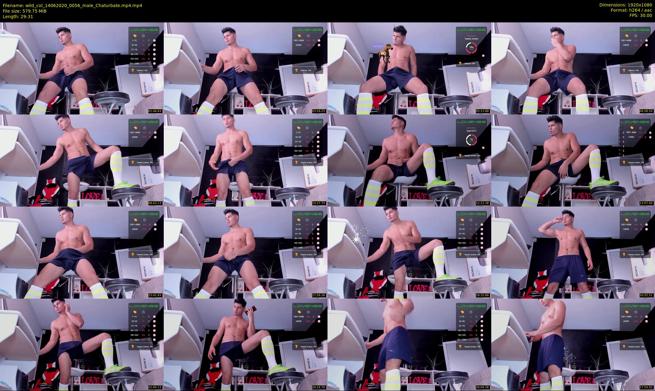 wild_col — 30 minute Chaturbate male cam show recording, 1080p, Jun 14, 2020