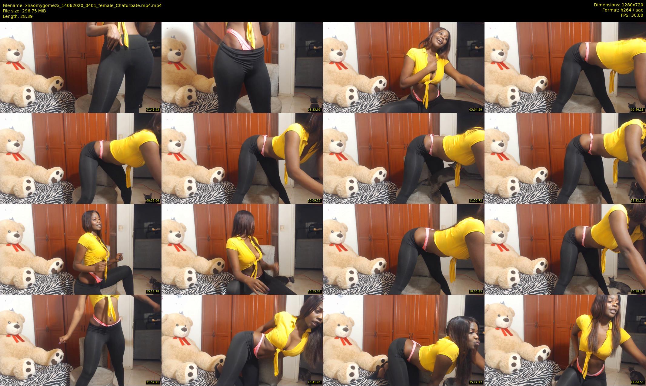 xnaomygomezx — 29 minute Chaturbate female cam show recording, 720p, Jun 14, 2020