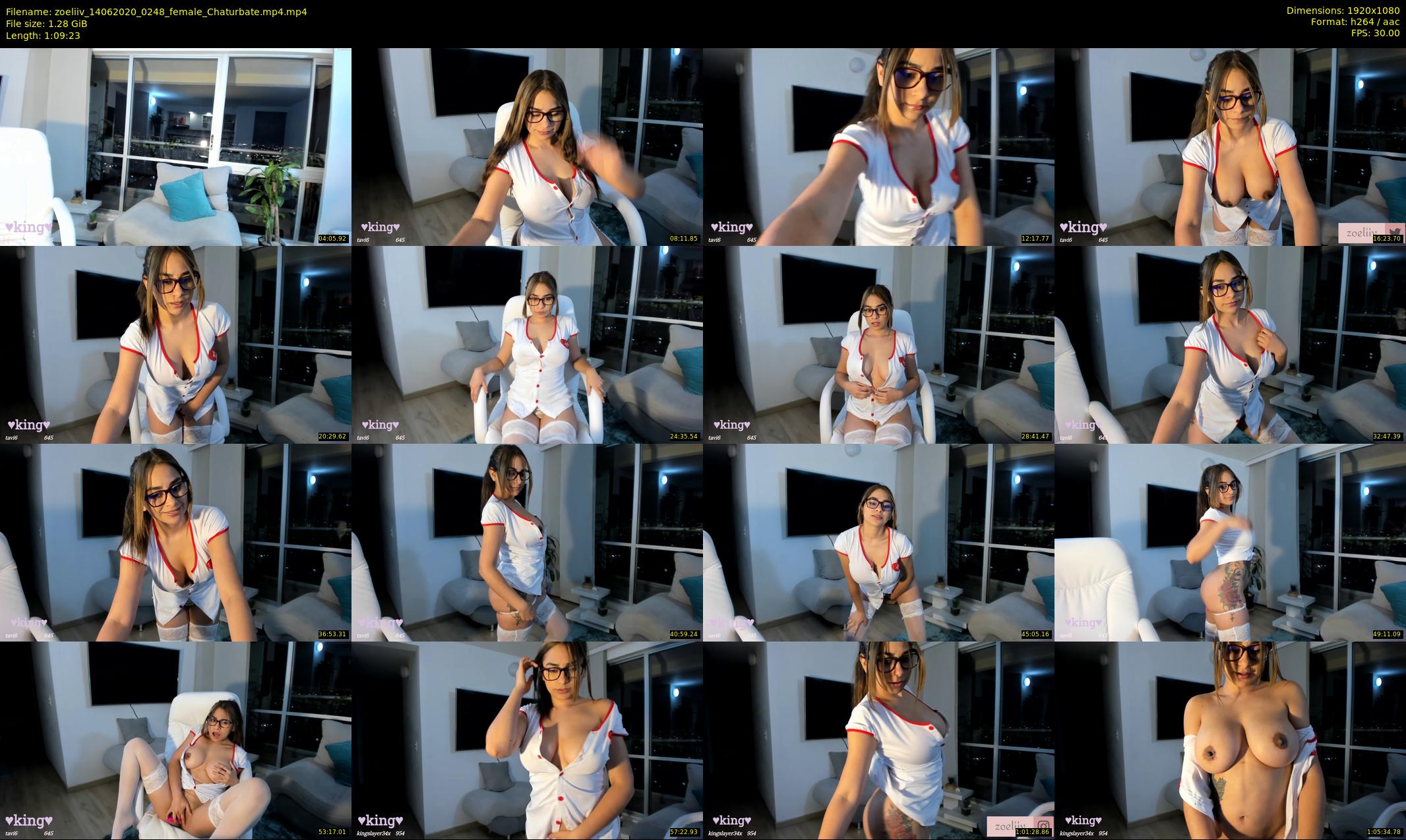 zoeliiv — 70 minute Chaturbate female cam show recording, 1080p, Jun 14, 2020
