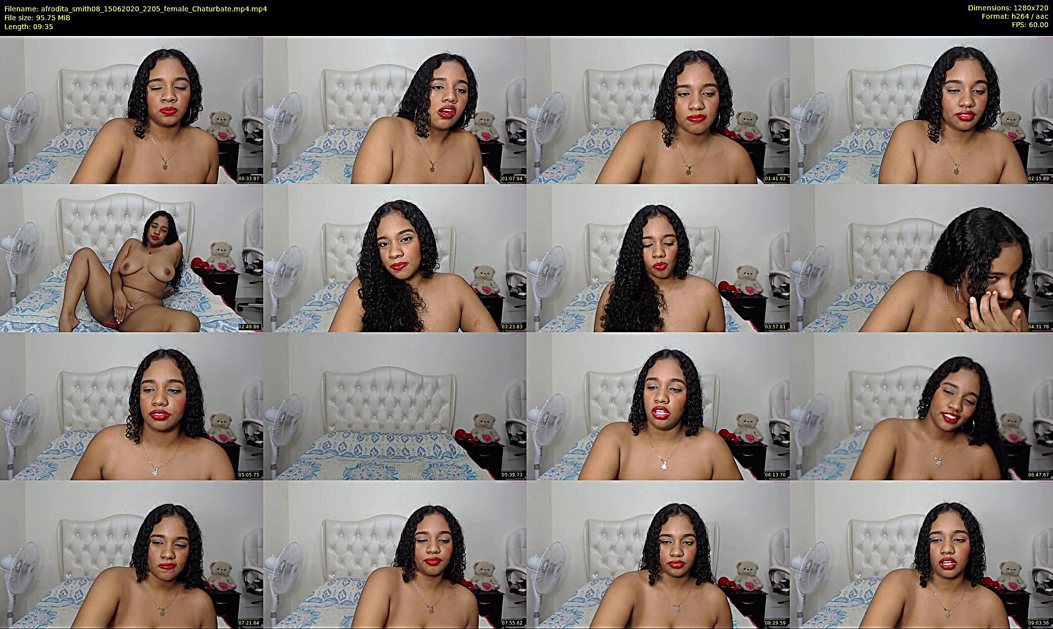 afrodita_smith08 — 10 minute Chaturbate female cam show recording, 720p, Jun 15, 2020