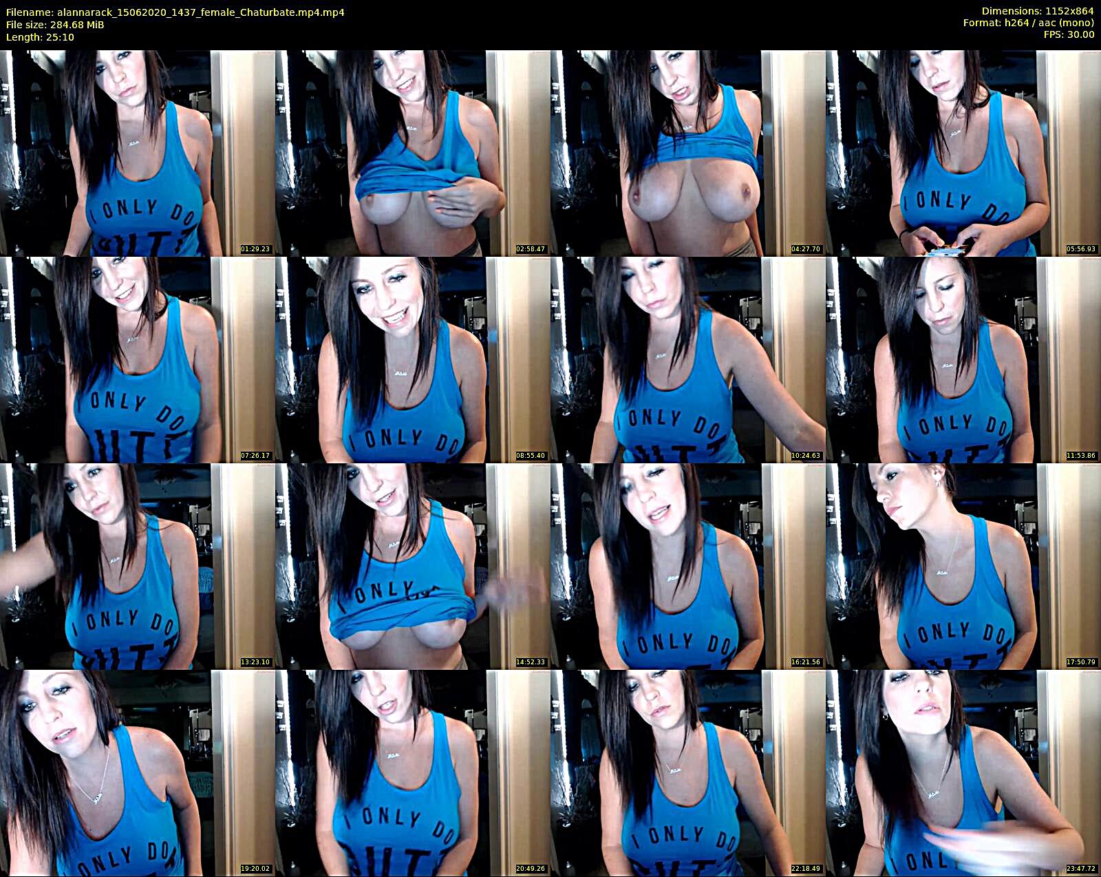 alannarack — 26 minute Chaturbate female cam show recording, 720p, Jun 15, 2020