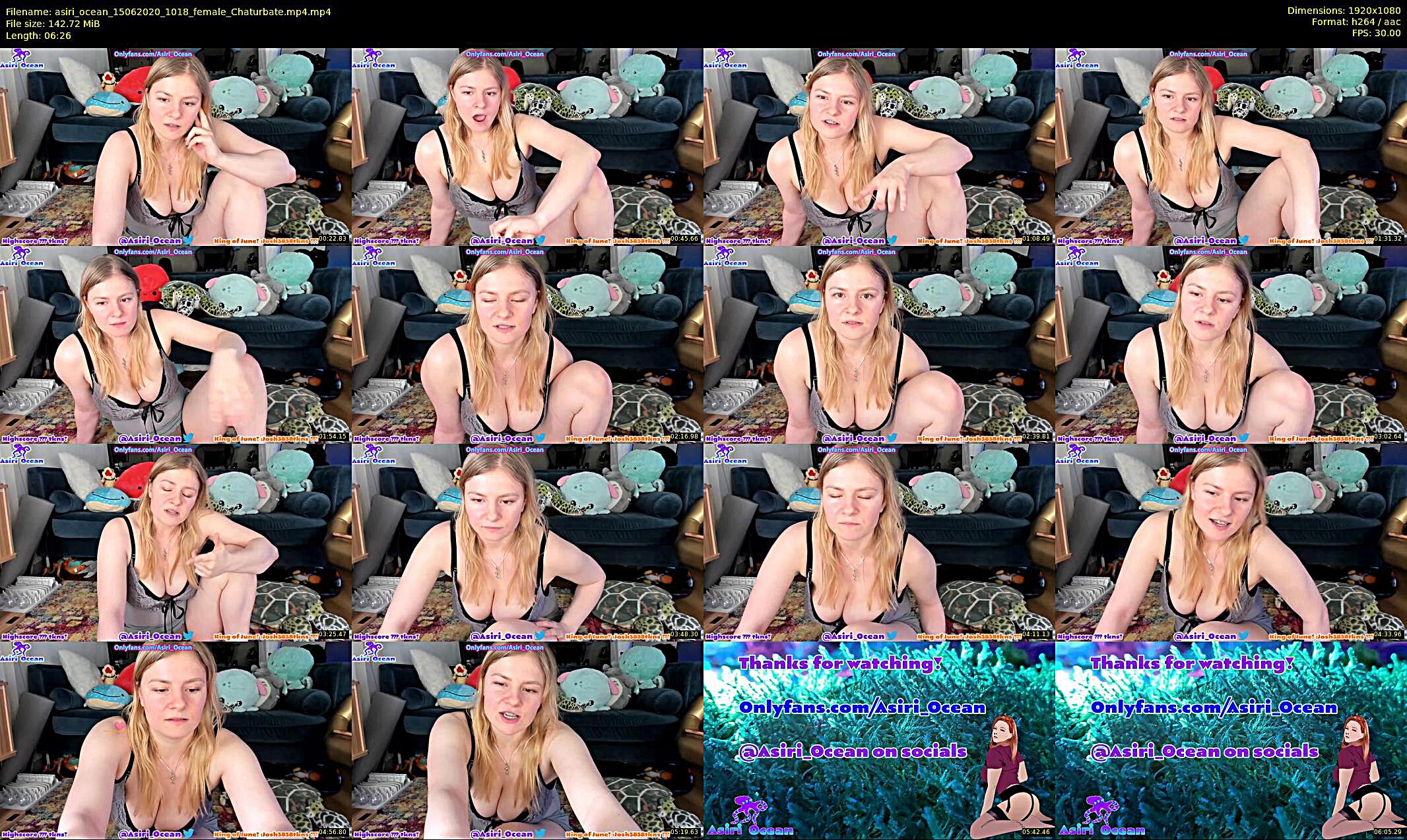 asiri_ocean — 7 minute Chaturbate female cam show recording, 1080p, Jun 15, 2020