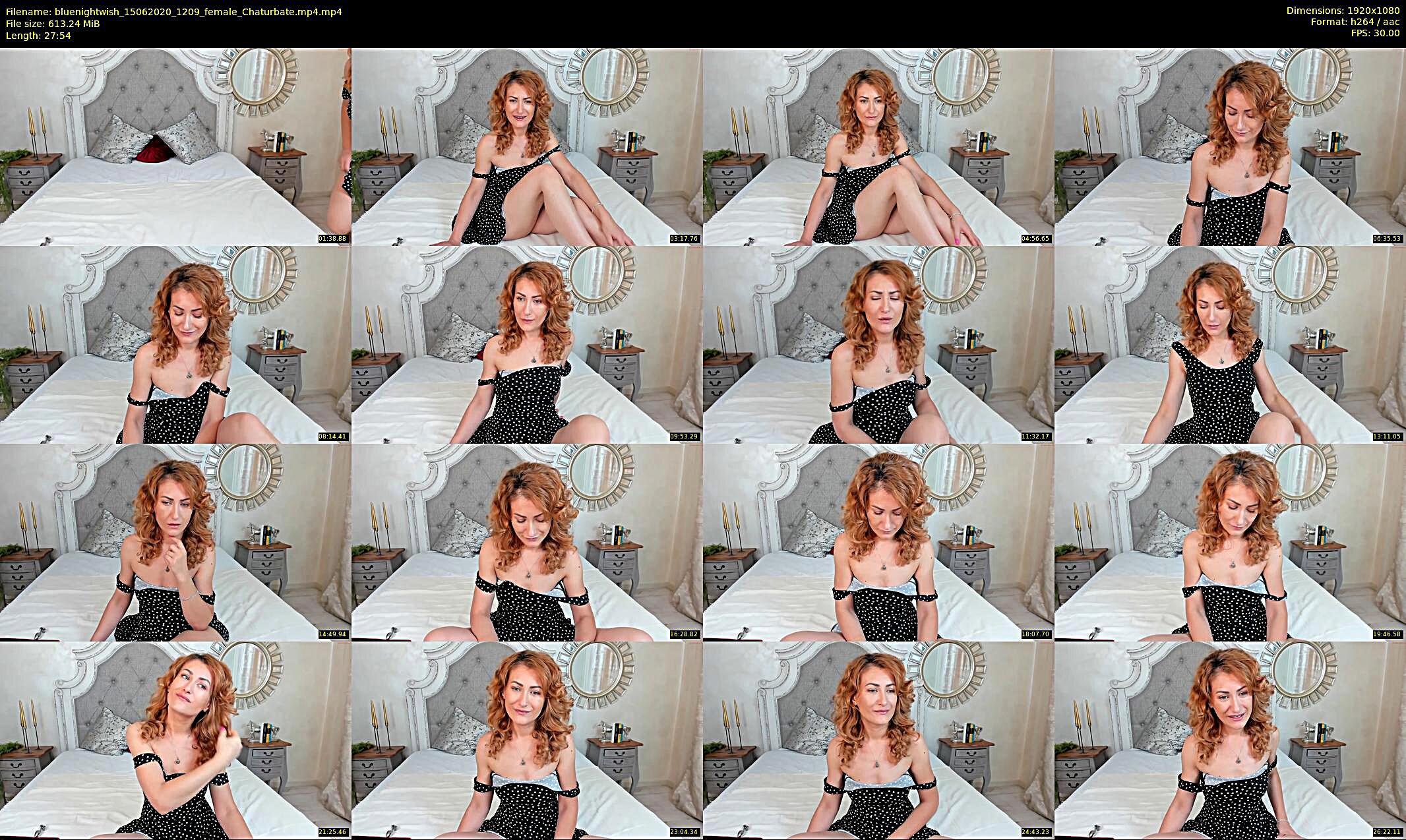 bluenightwish — 13 minute Chaturbate female cam show recording, 1080p, Jun 15, 2020