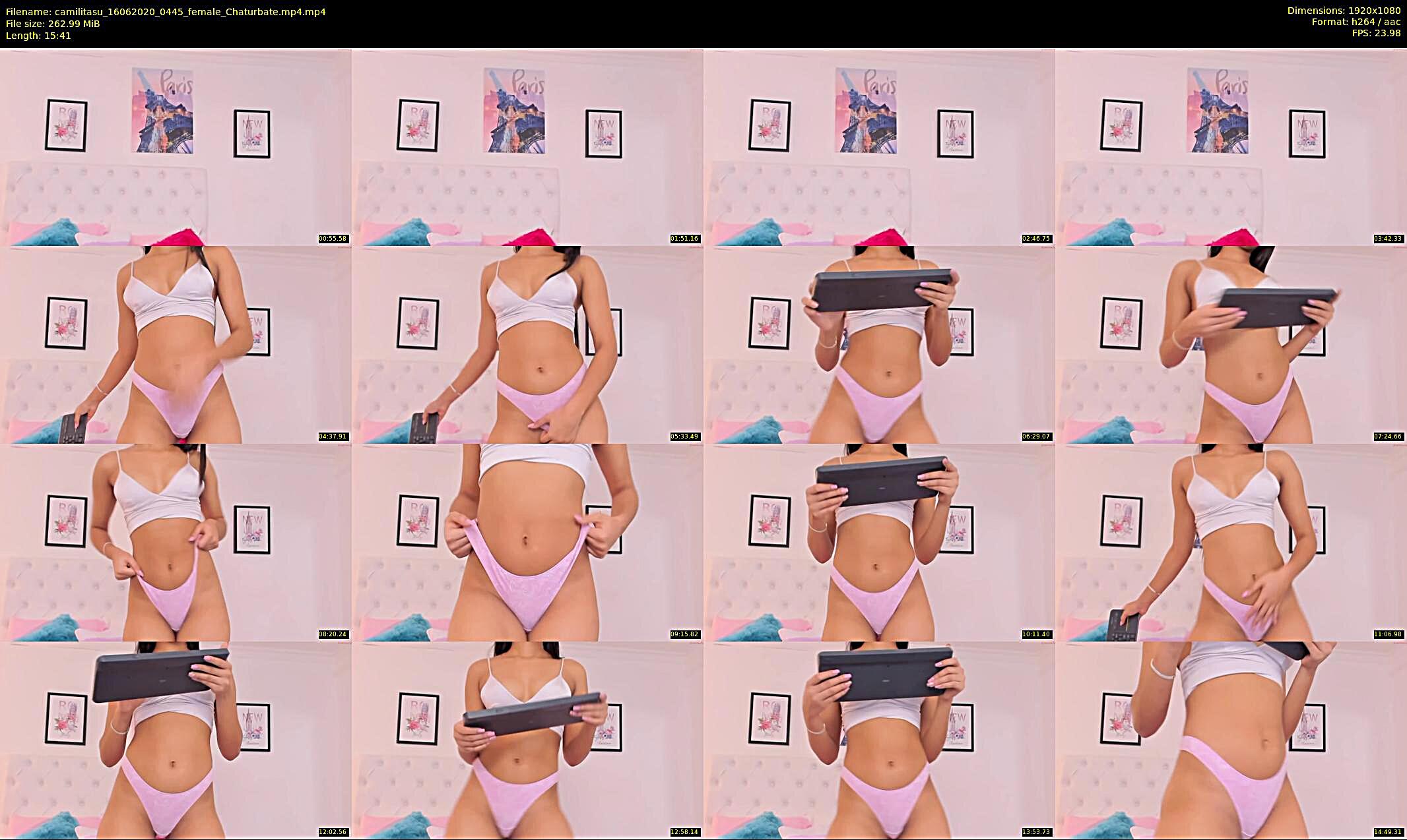 camilitasu — 16 minute Chaturbate female cam show recording, 1080p, Jun 16, 2020