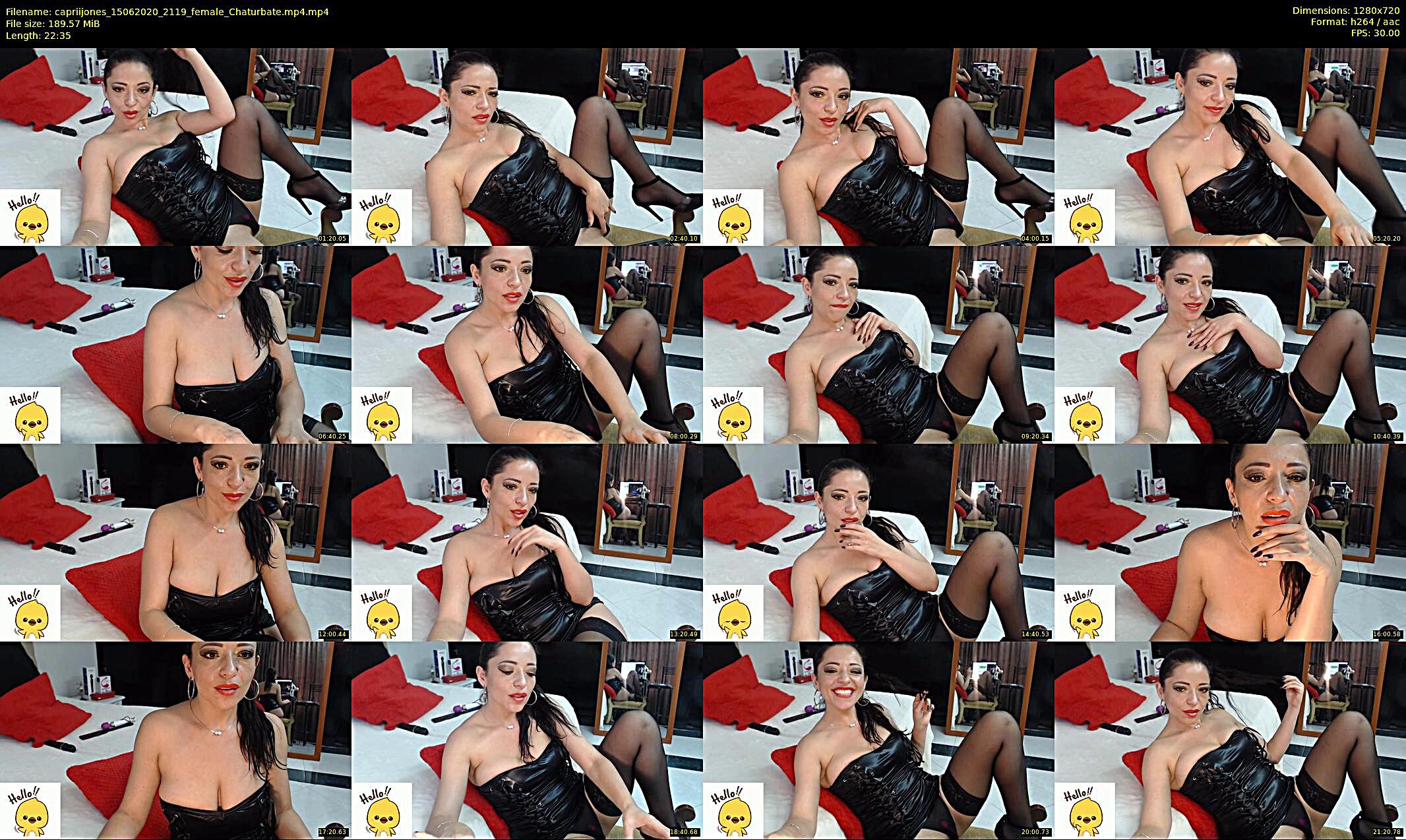 capriijones — 10 minute Chaturbate female cam show recording, 720p, Jun 15, 2020
