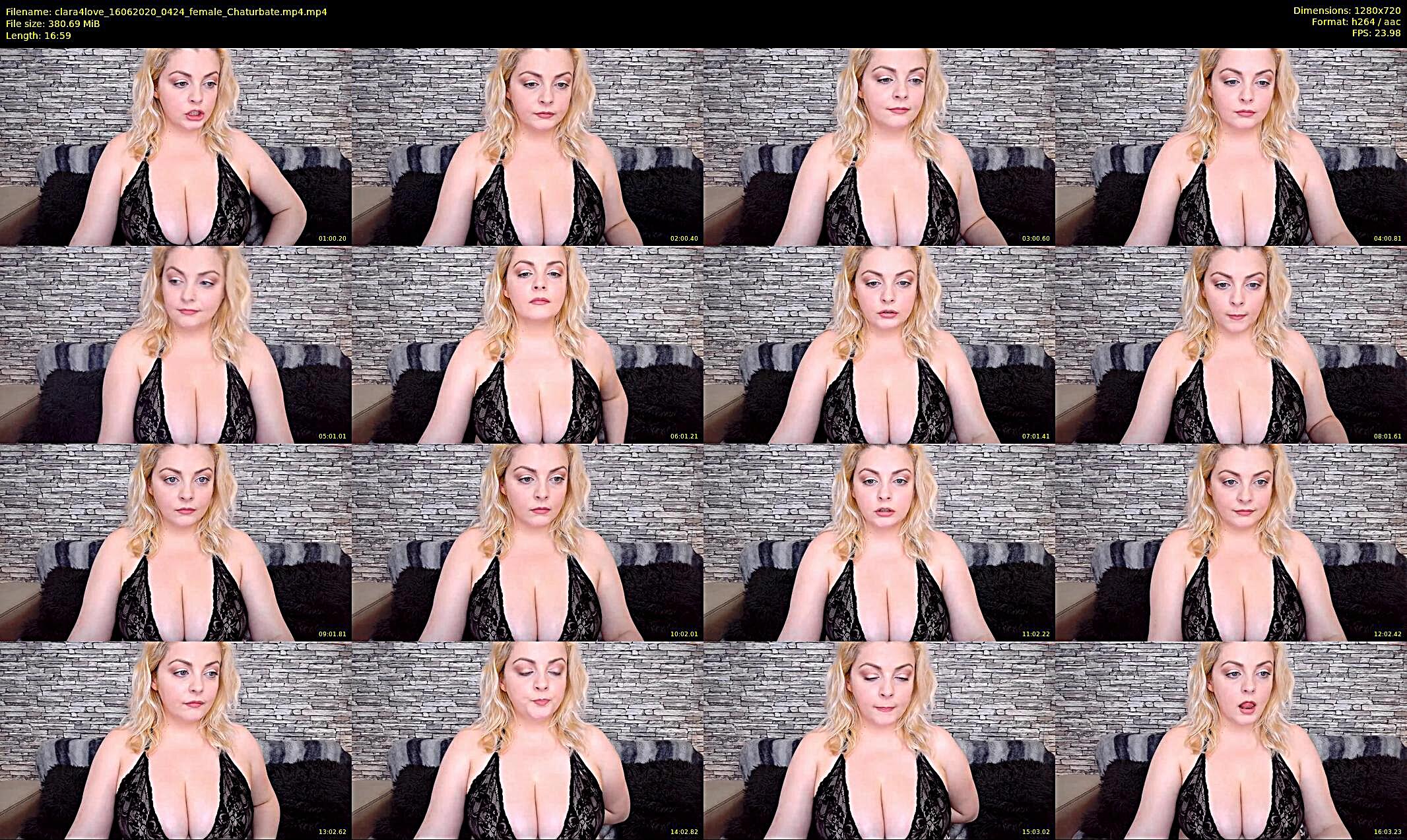 clara4love — 17 minute Chaturbate female cam show recording, 720p, Jun 16, 2020