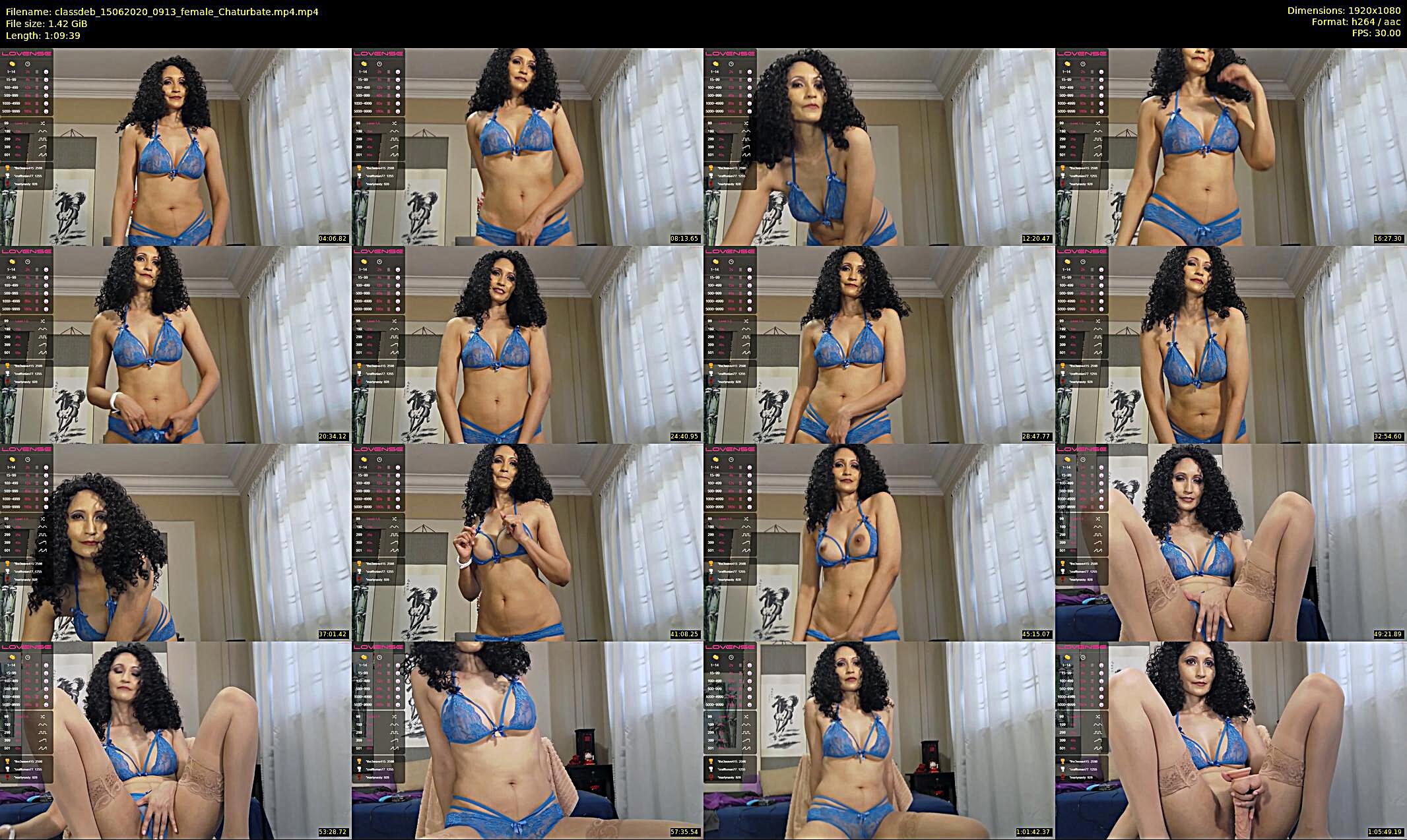 classdeb — 70 minute Chaturbate female cam show recording, 1080p, Jun 15, 2020