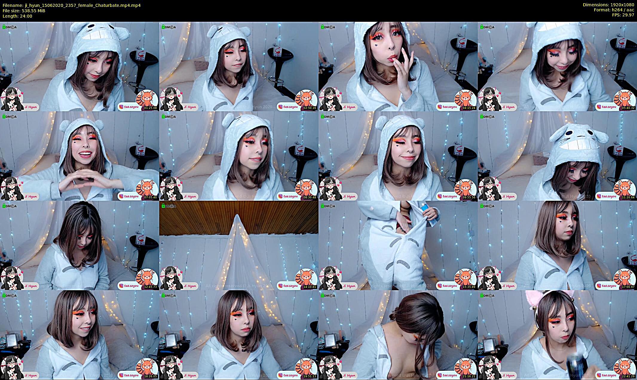 ji_hyun — 24 minute Chaturbate female cam show recording, 1080p, Jun 15, 2020