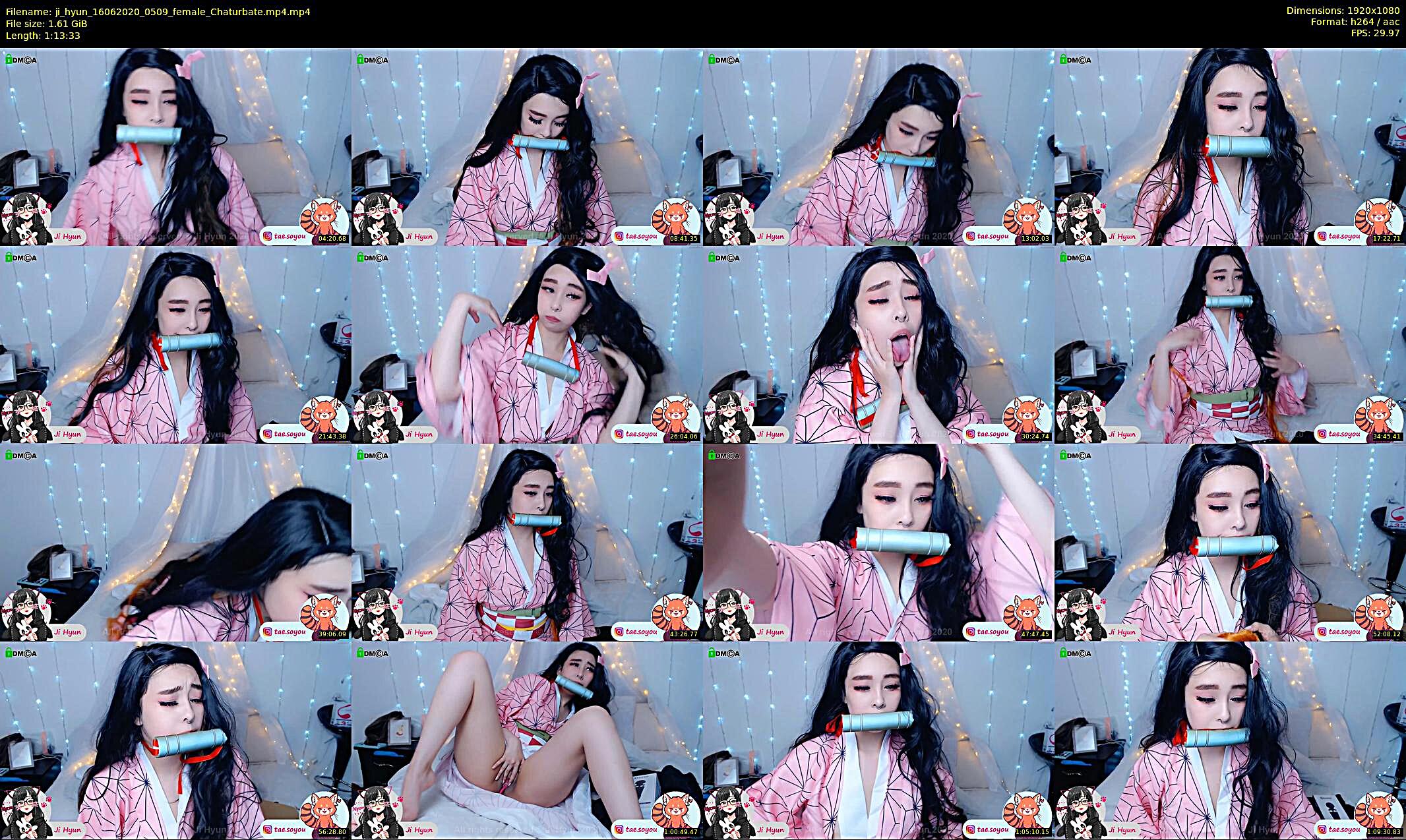 ji_hyun — 74 minute Chaturbate female cam show recording, 1080p, Jun 16, 2020