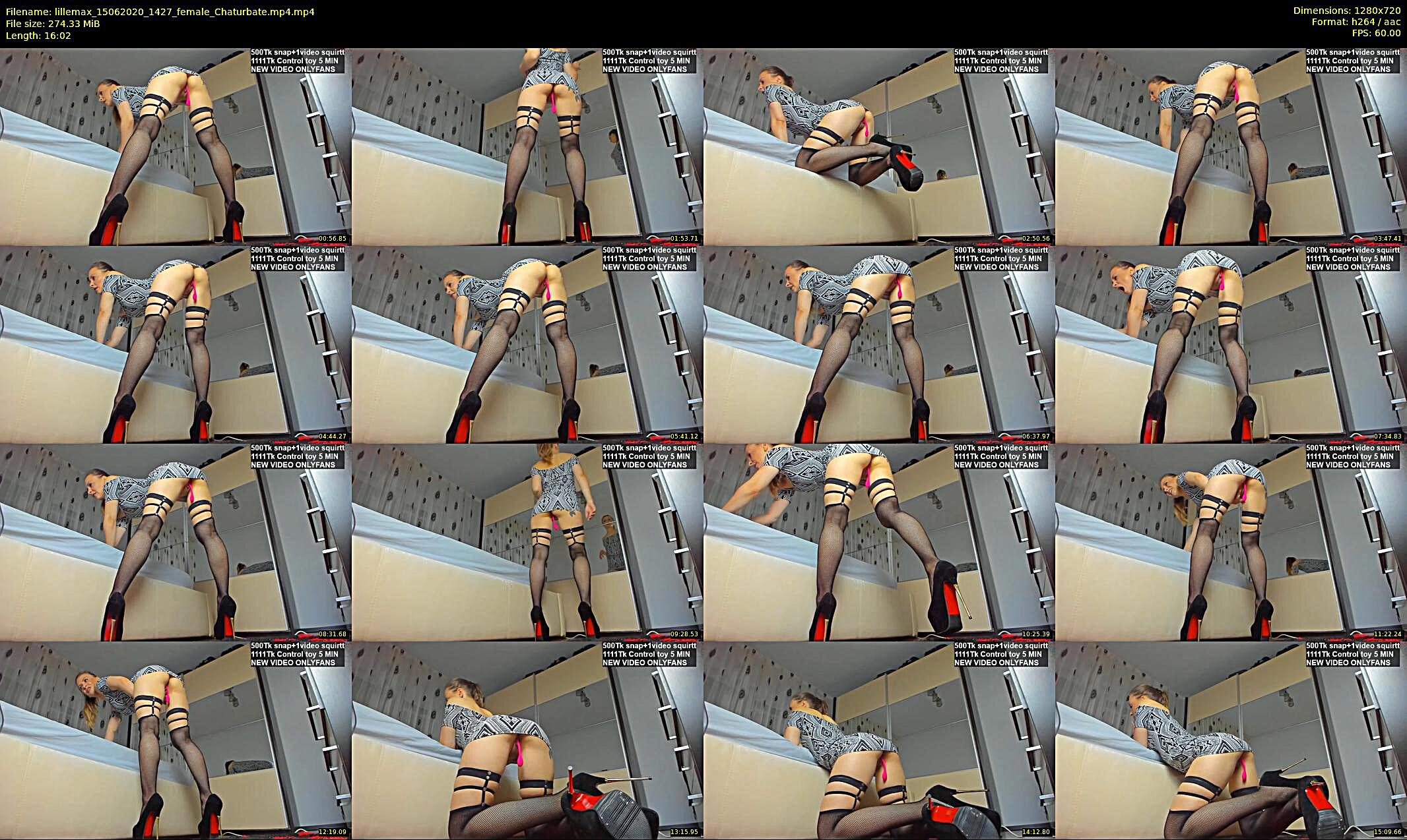 lillemax — 3 minute Chaturbate female cam show recording, 720p, Jun 15, 2020