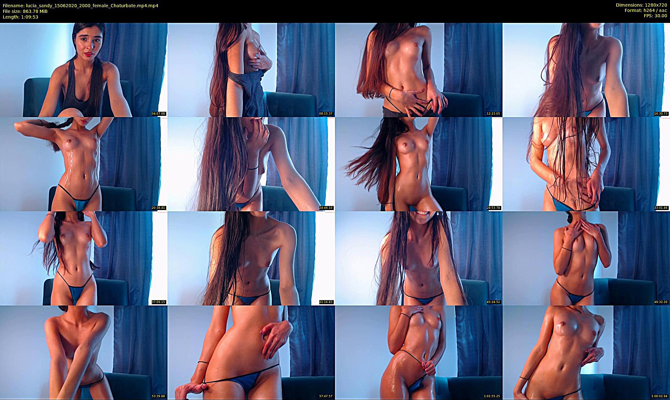 lucia_sandy — 70 minute Chaturbate female cam show recording, 720p, Jun 15, 2020
