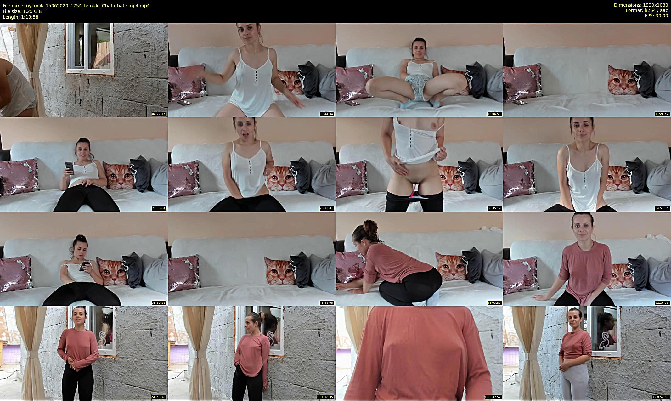 nyconik — 74 minute Chaturbate female cam show recording, 1080p, Jun 15, 2020