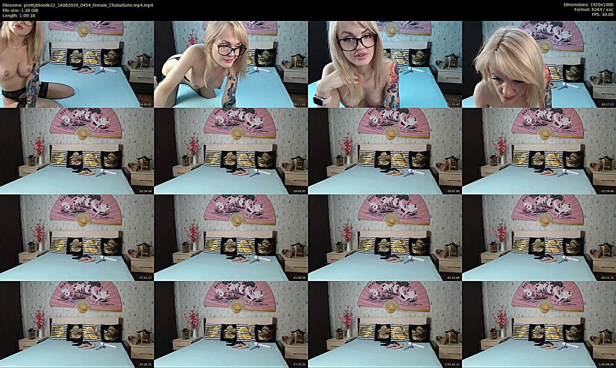 prettyblonde22 — 70 minute Chaturbate female cam show recording, 1080p, Jun 16, 2020